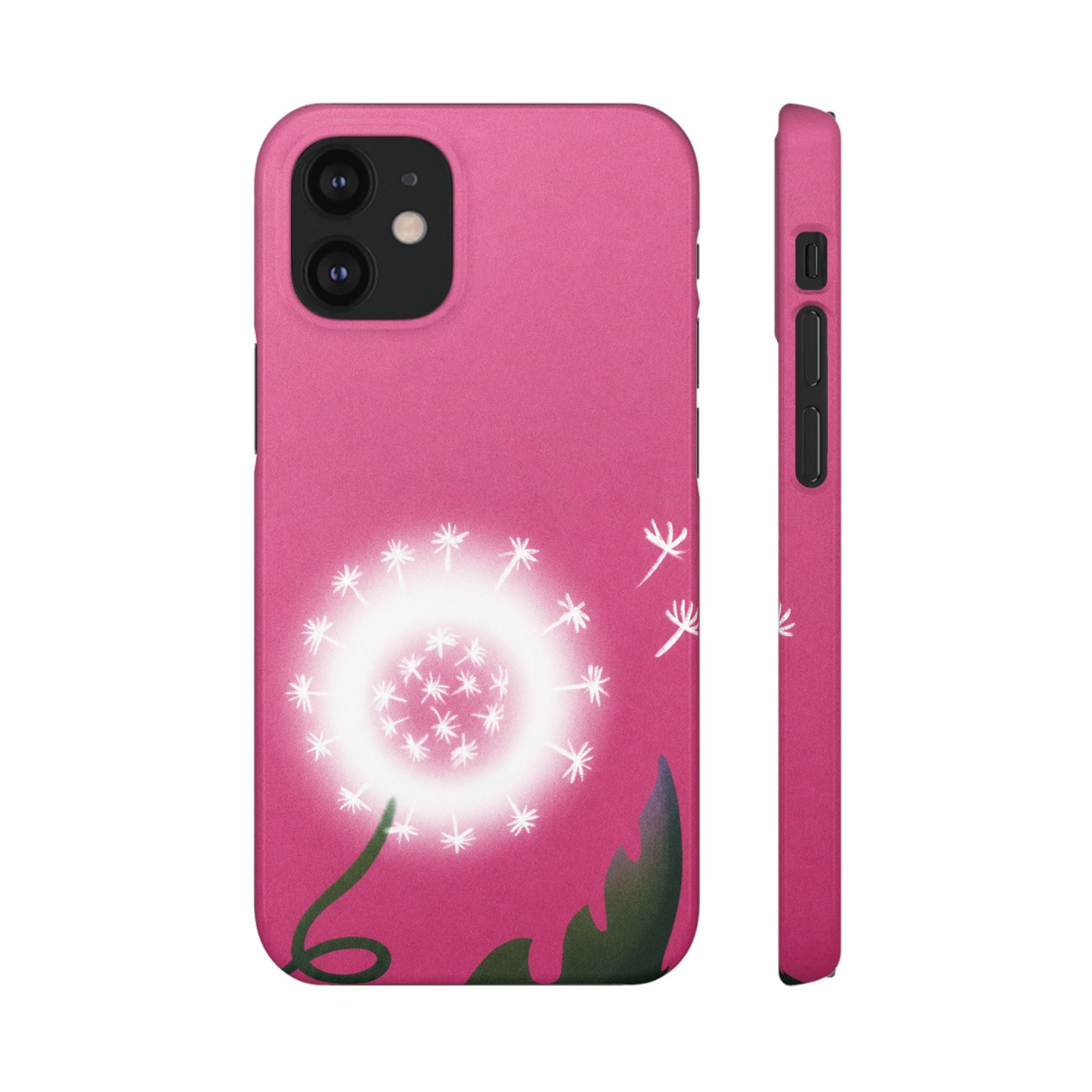 Pink Dandelion Phone Case
