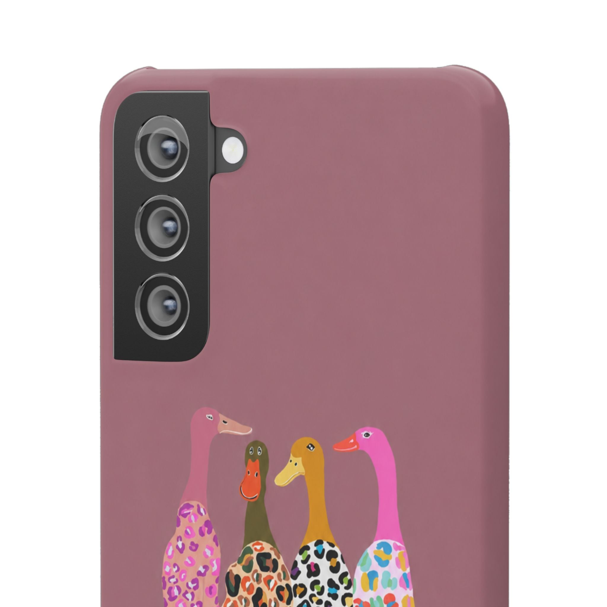 Colorful Leopard Ducks Phone Case