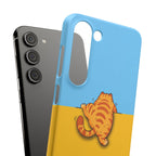 Peekaboo Orange Cat Phone Case