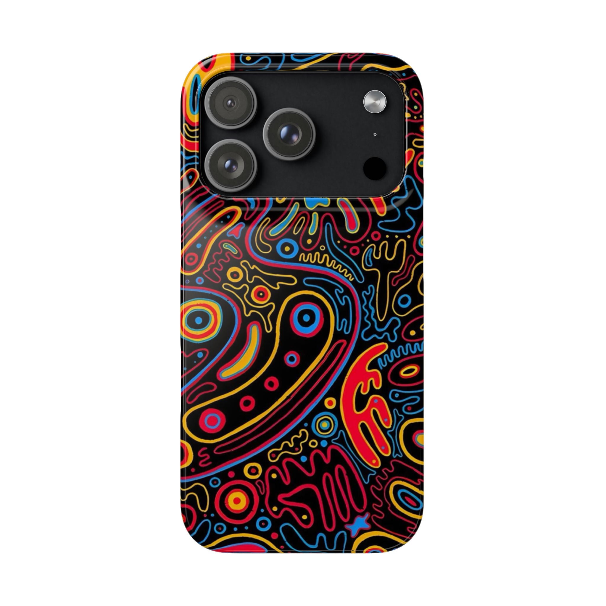Neon Maze Phone Case