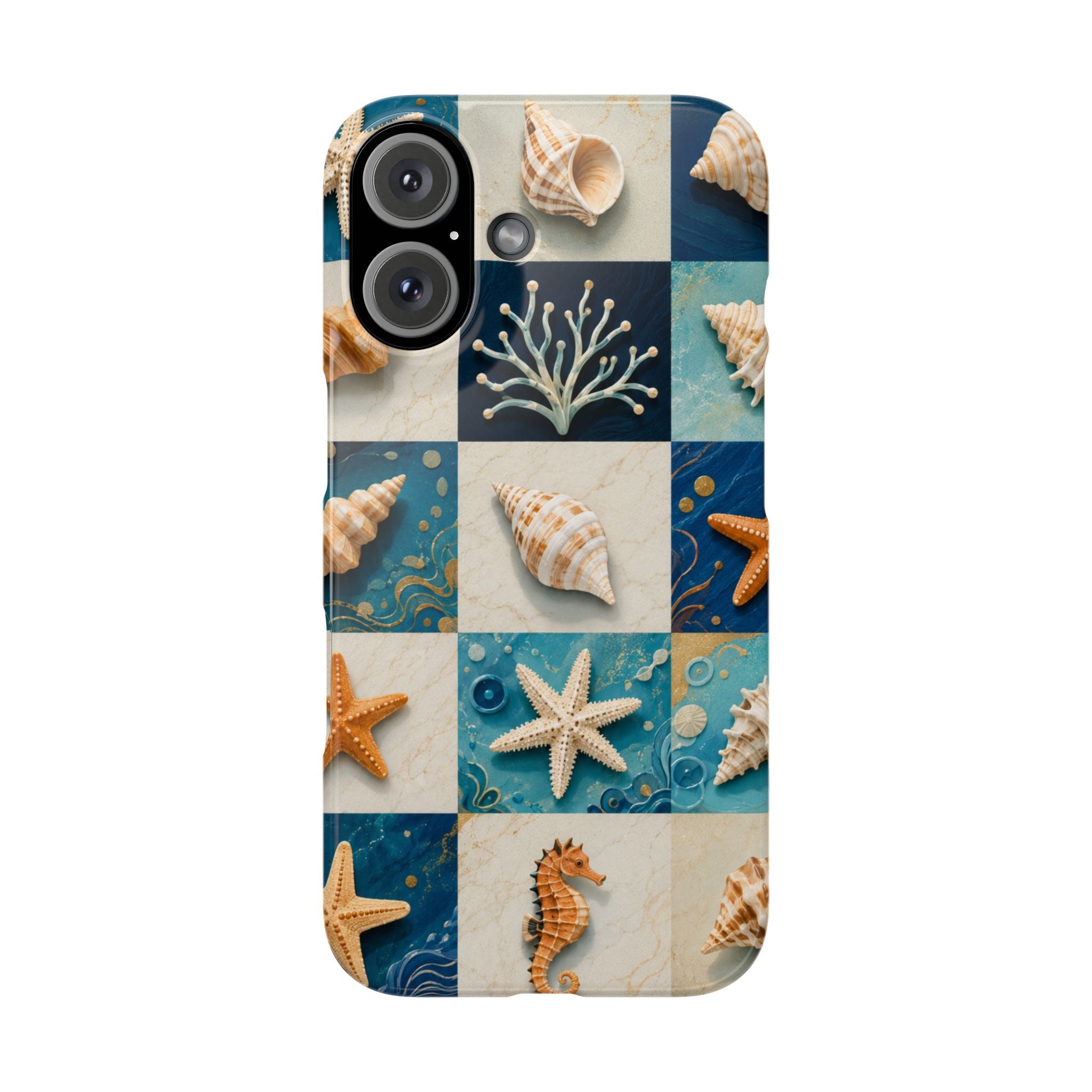 Coastal Seashell Mosaic Phone Case