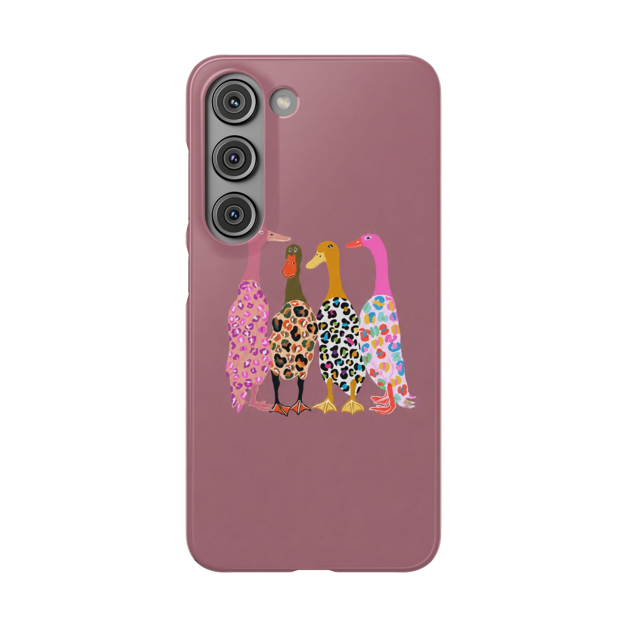 Colorful Leopard Ducks Phone Case