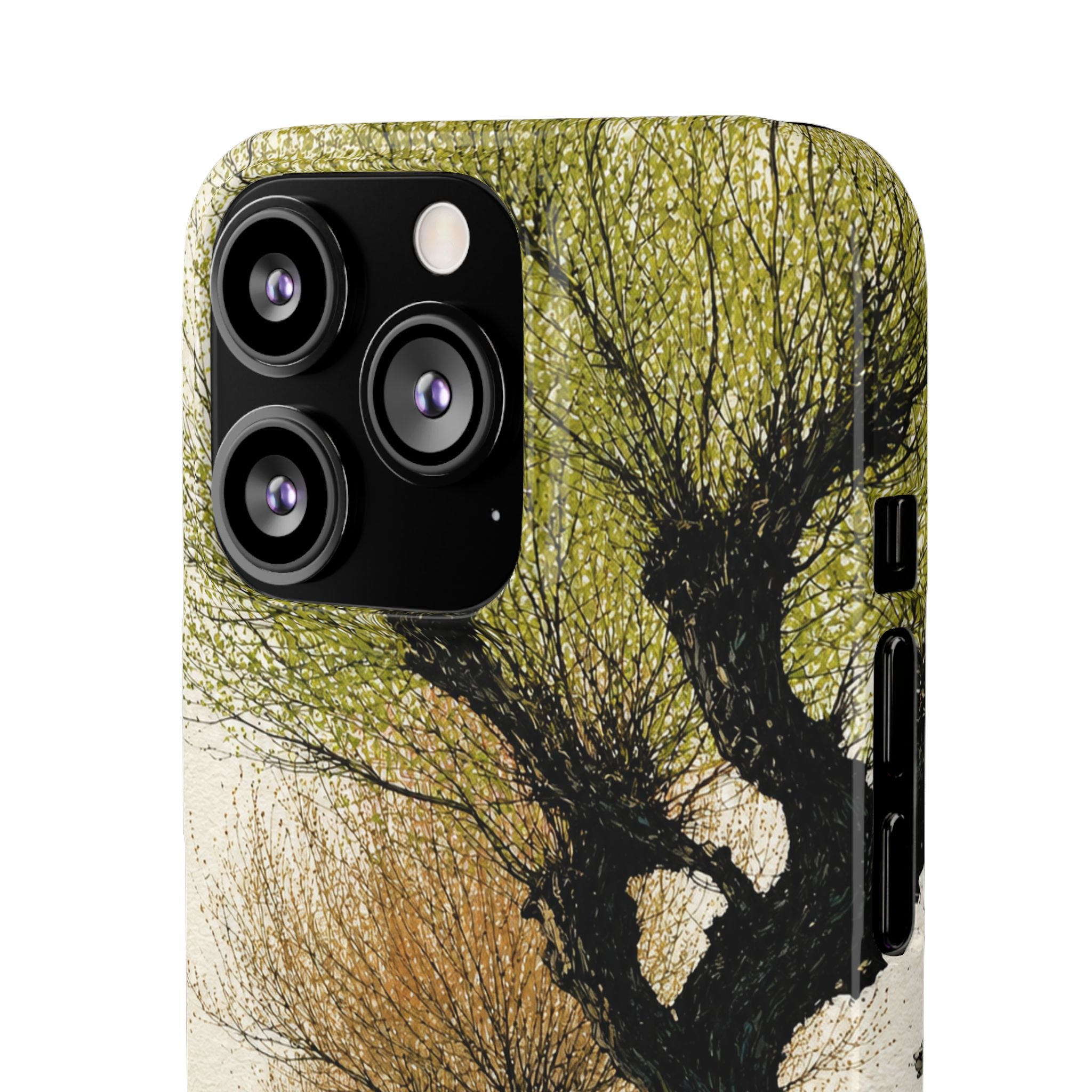 Serene Willow Landscape Phone Case