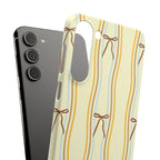 Bow Stripe Phone Case