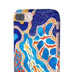 Abstract Blue Pattern Phone Case