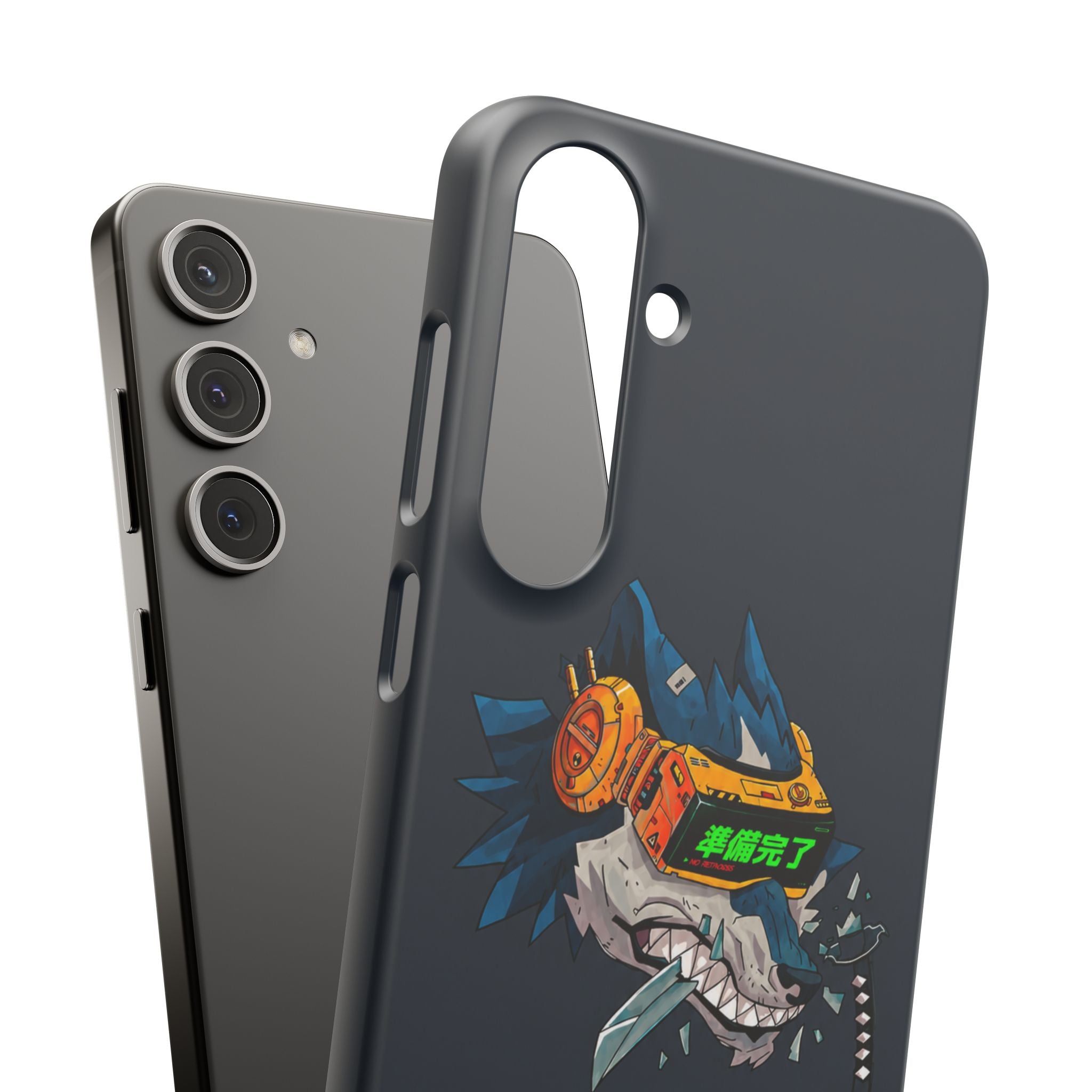 Cyberpunk Wolf Phone Case