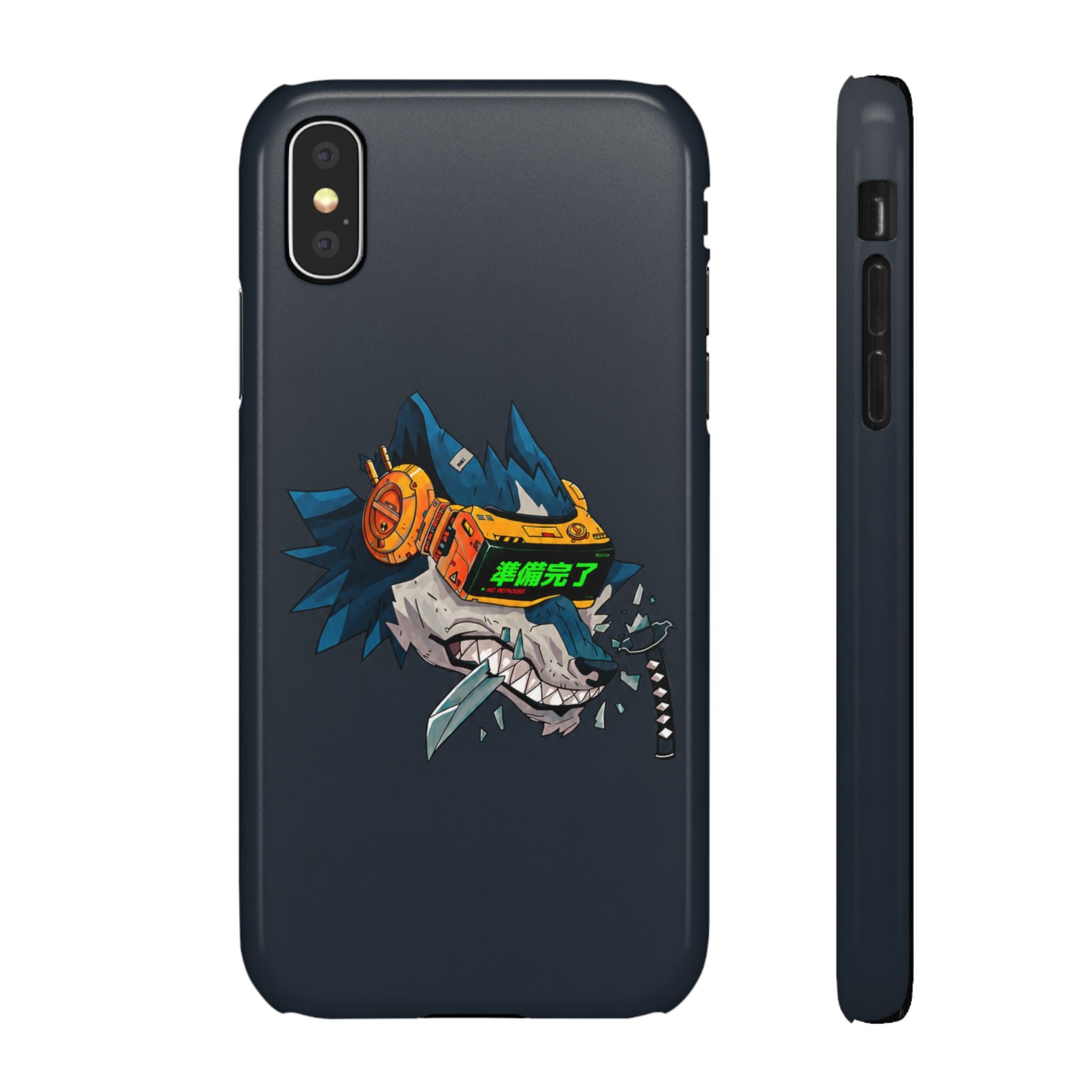 Cyberpunk Wolf Phone Case