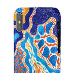 Abstract Blue Pattern Phone Case