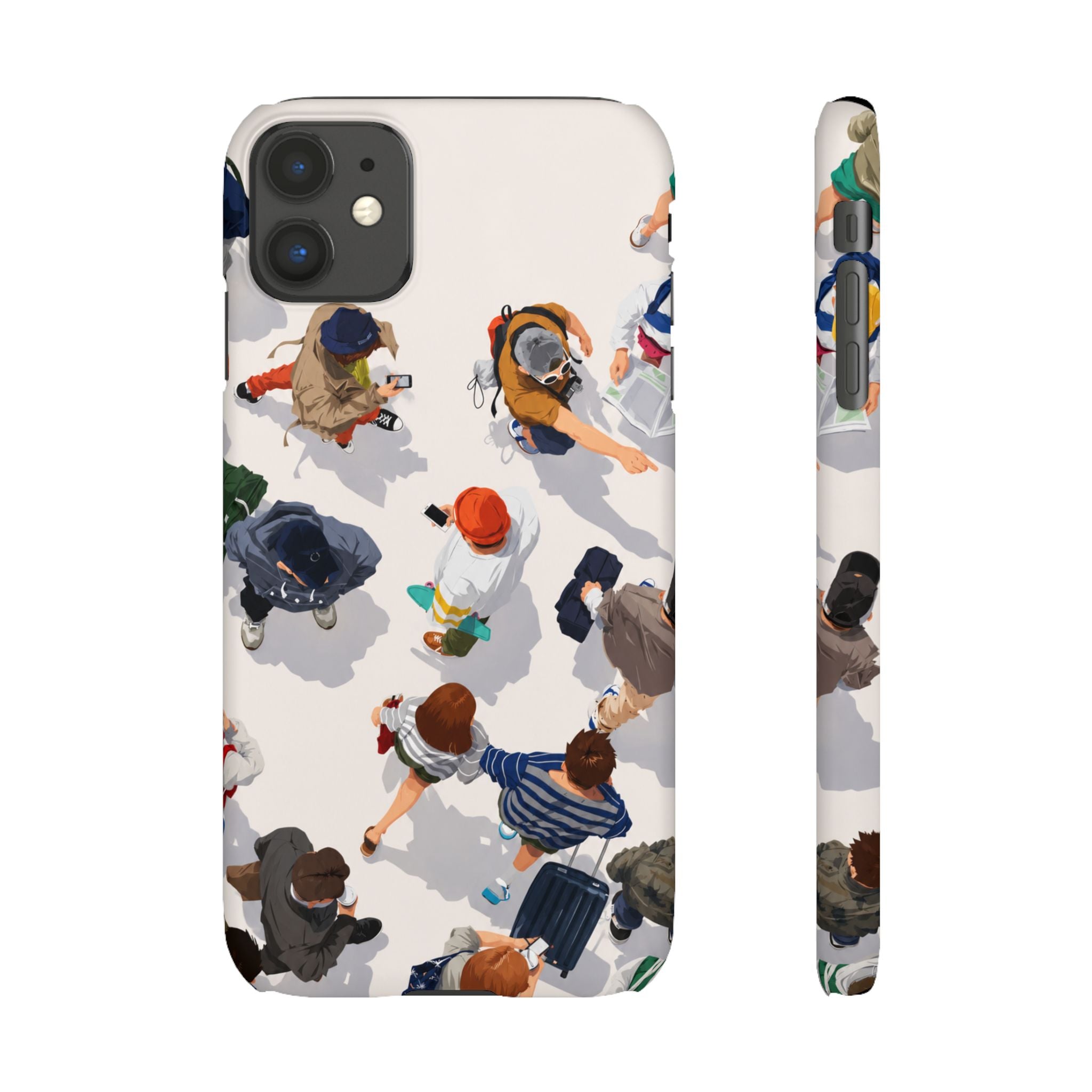 City Crowd Aesthetic Phone Case