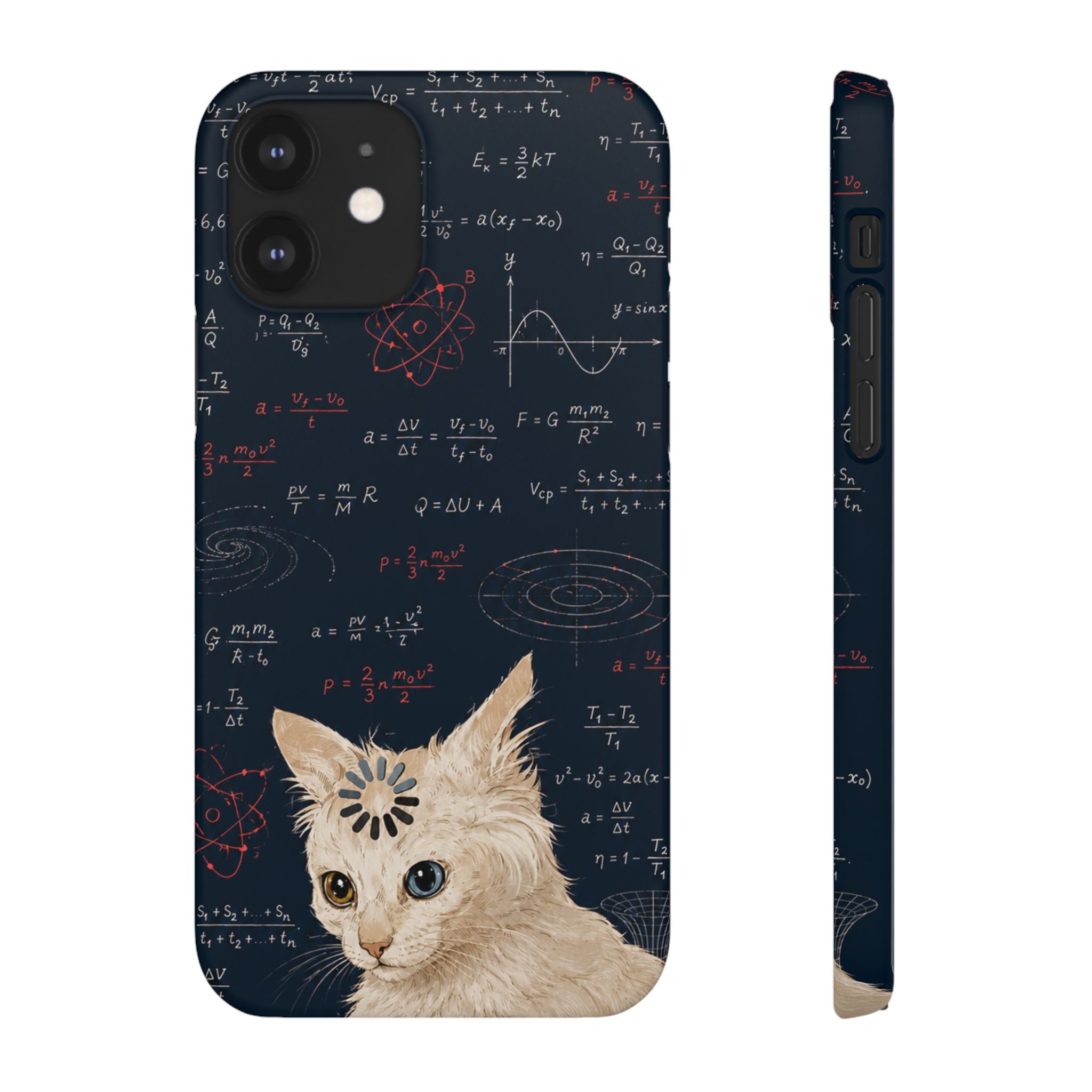 Quantum Kitty Physics Phone Case