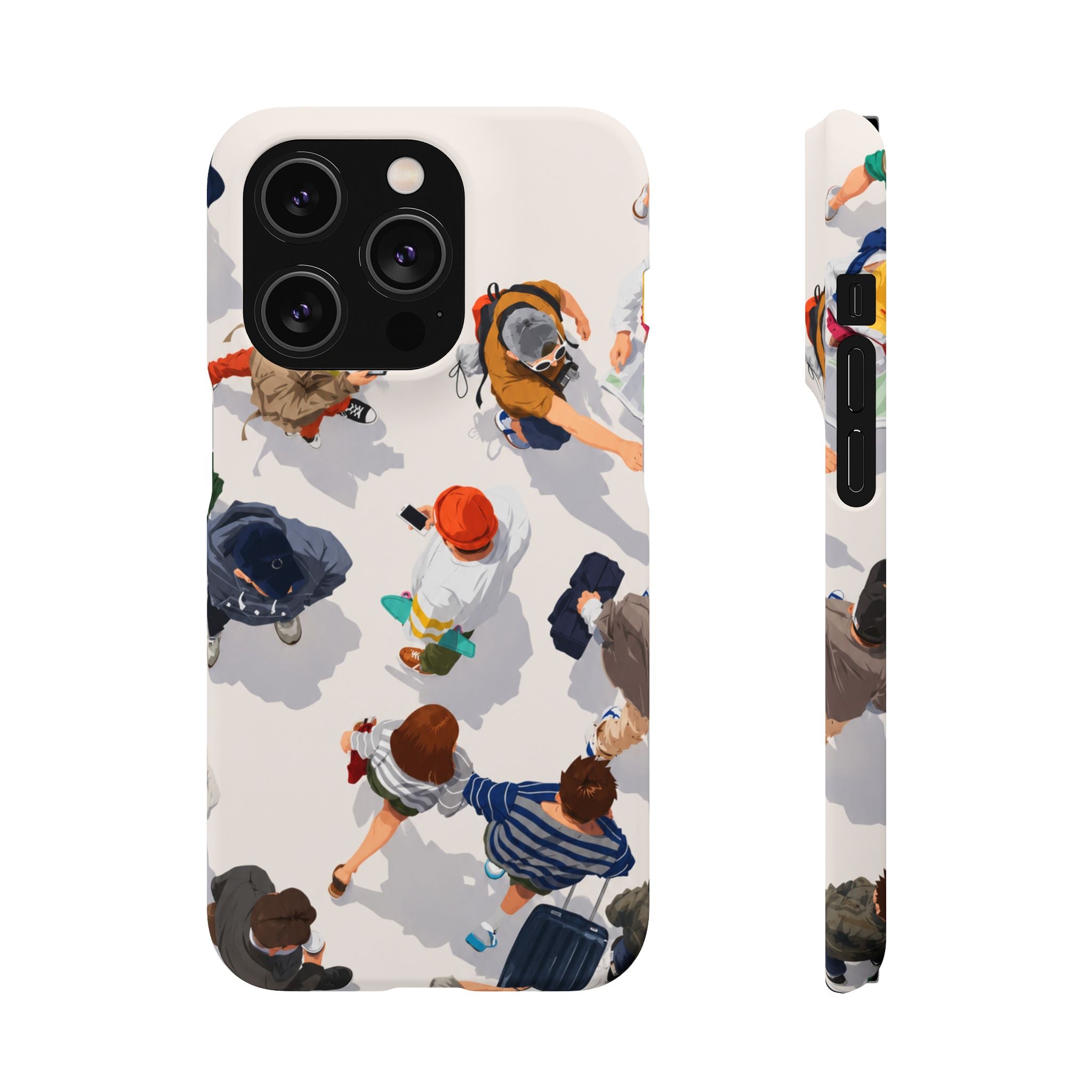 City Crowd Aesthetic Phone Case