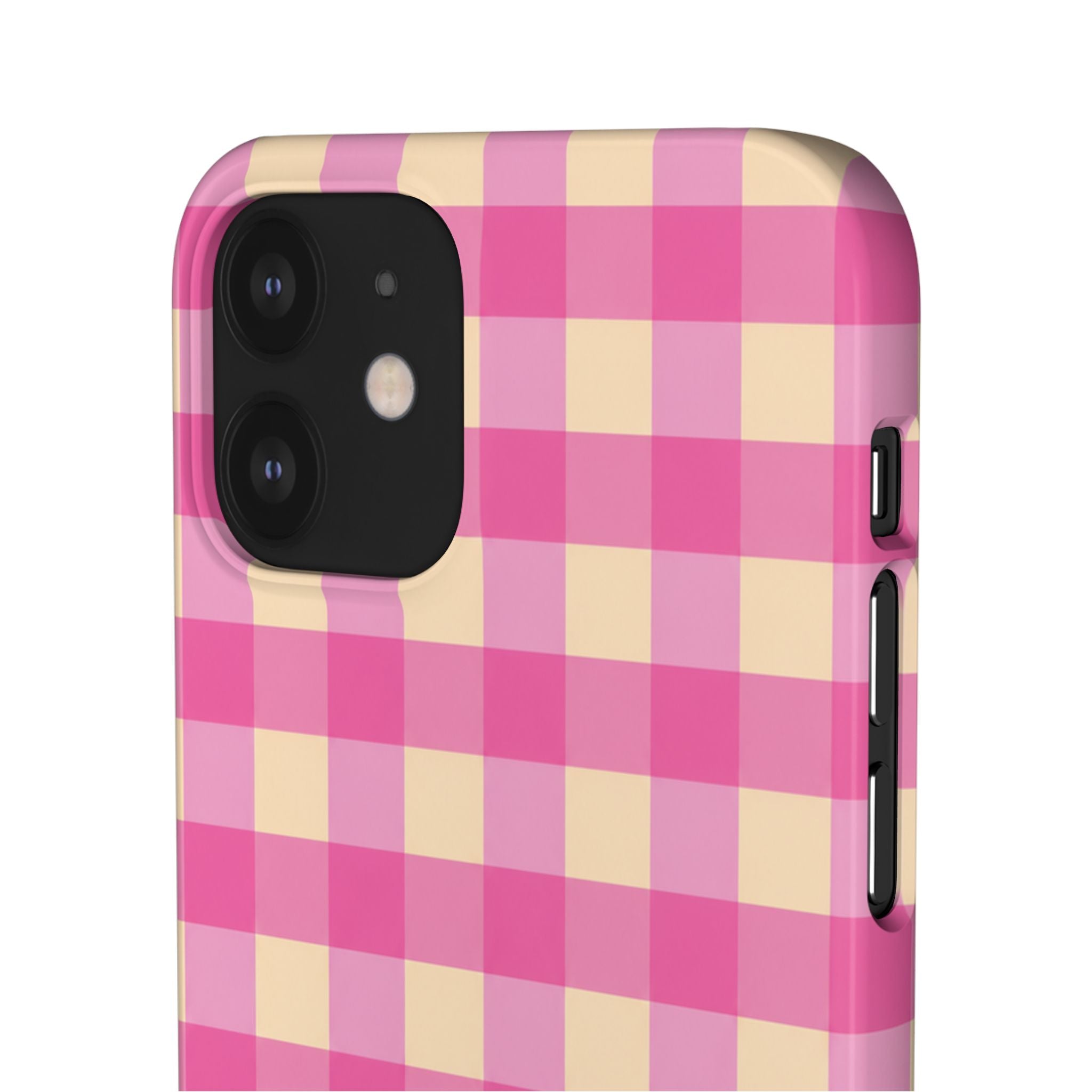 Pink Gingham Phone Case