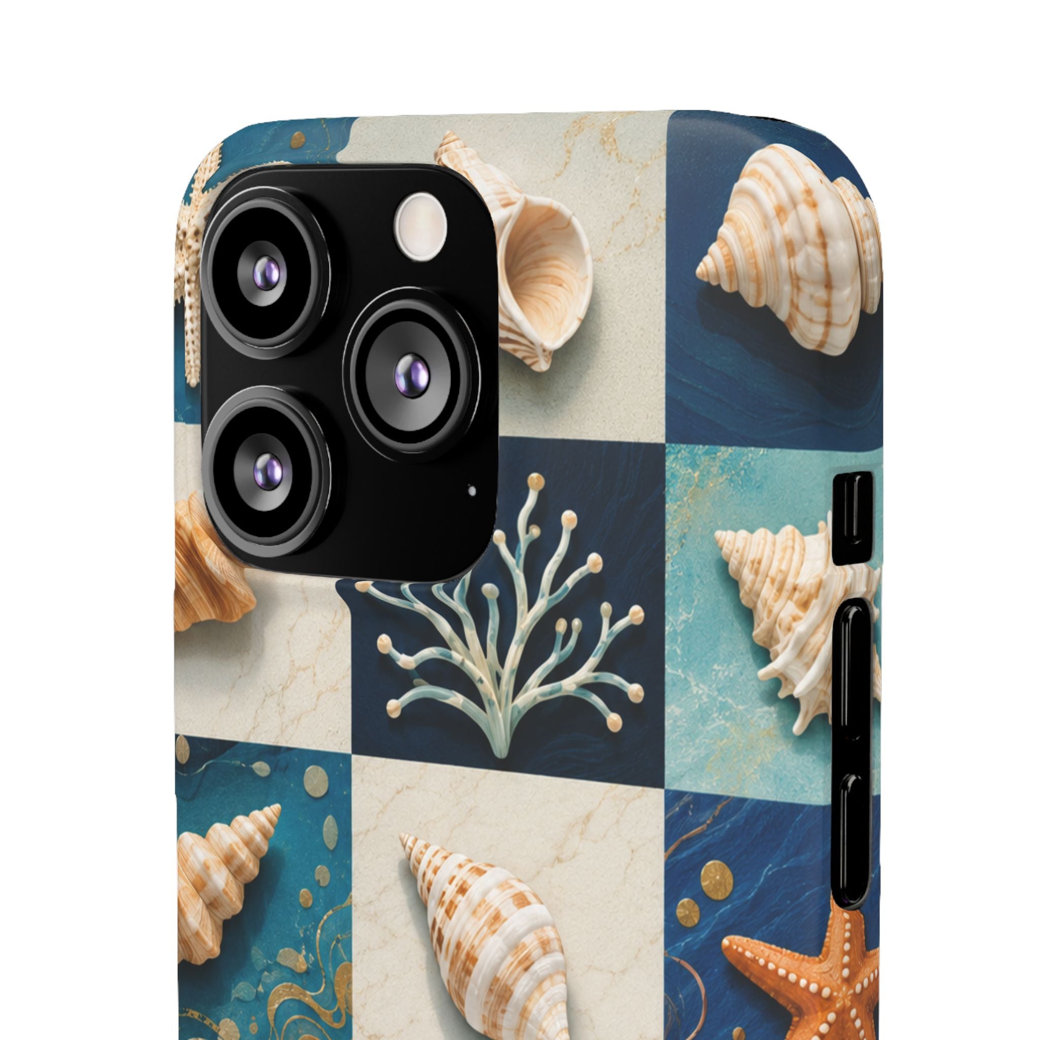 Coastal Seashell Mosaic Phone Case