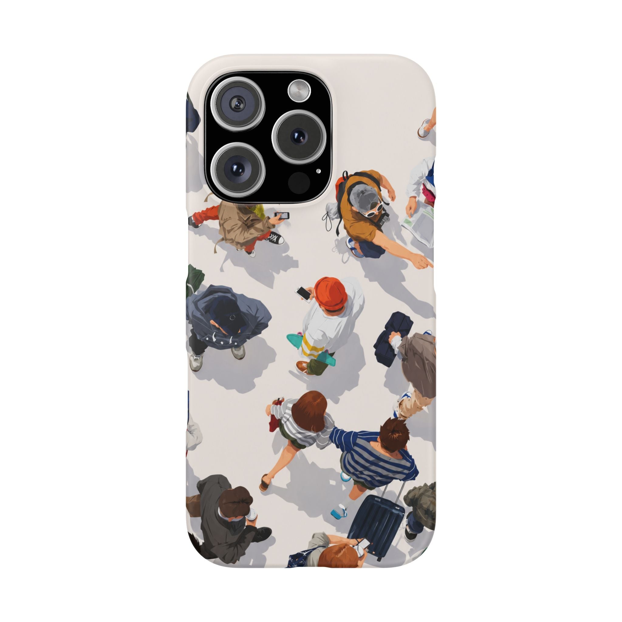 City Crowd Aesthetic Phone Case