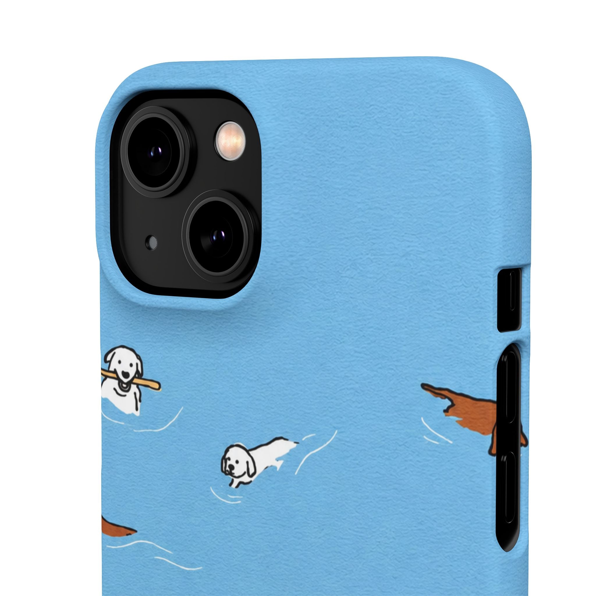 Swimming Dogs Phone Case