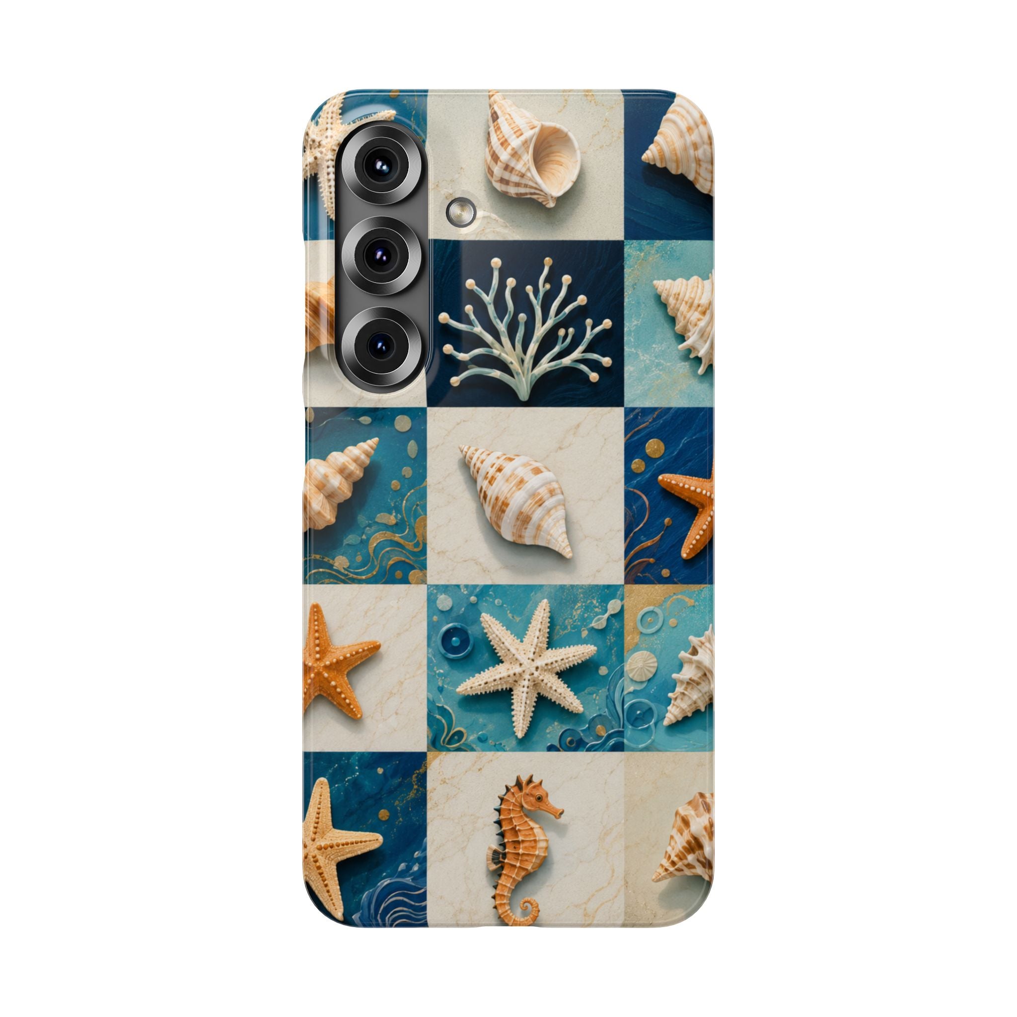 Coastal Seashell Mosaic Phone Case