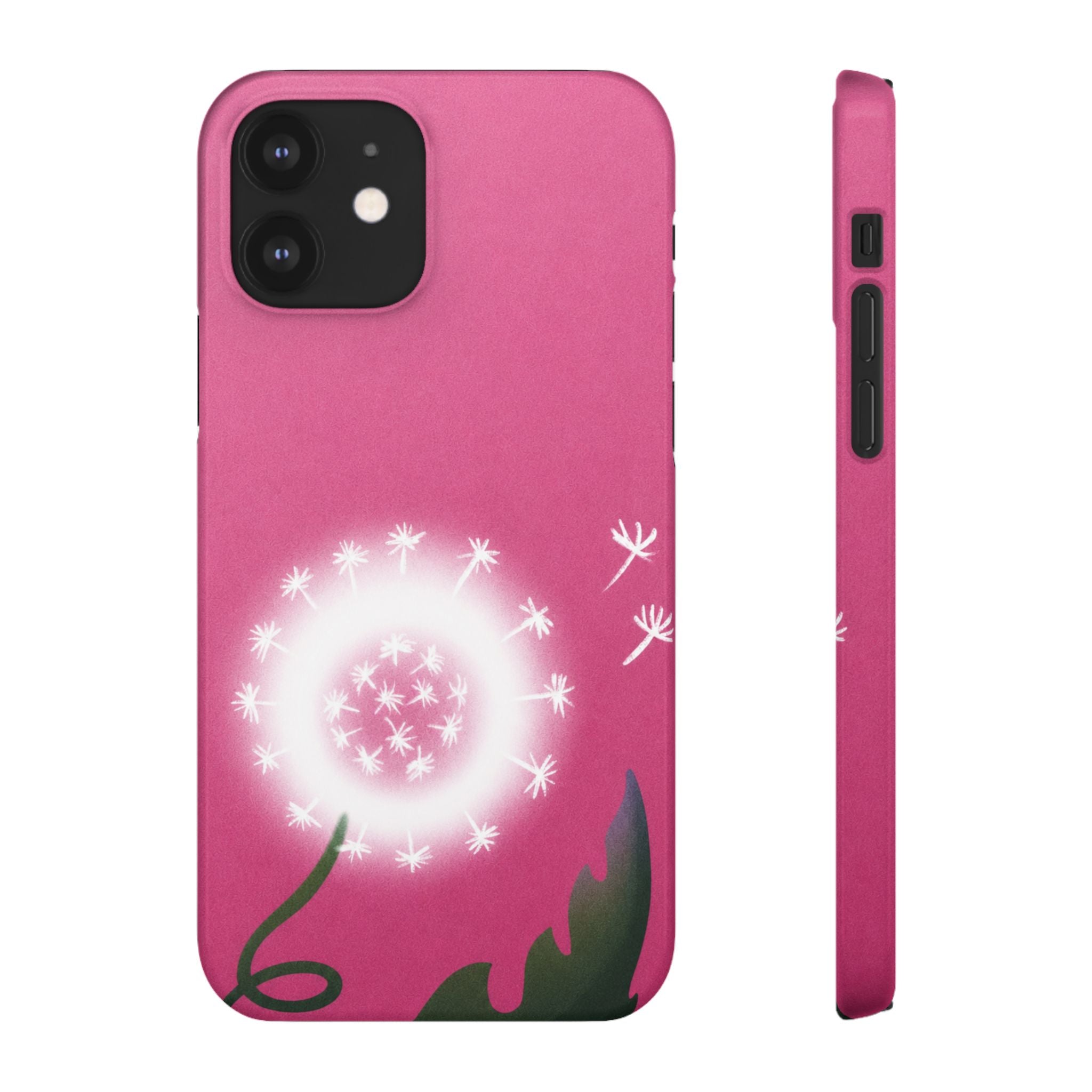 Pink Dandelion Phone Case