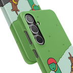 Skater Dino Phone Case