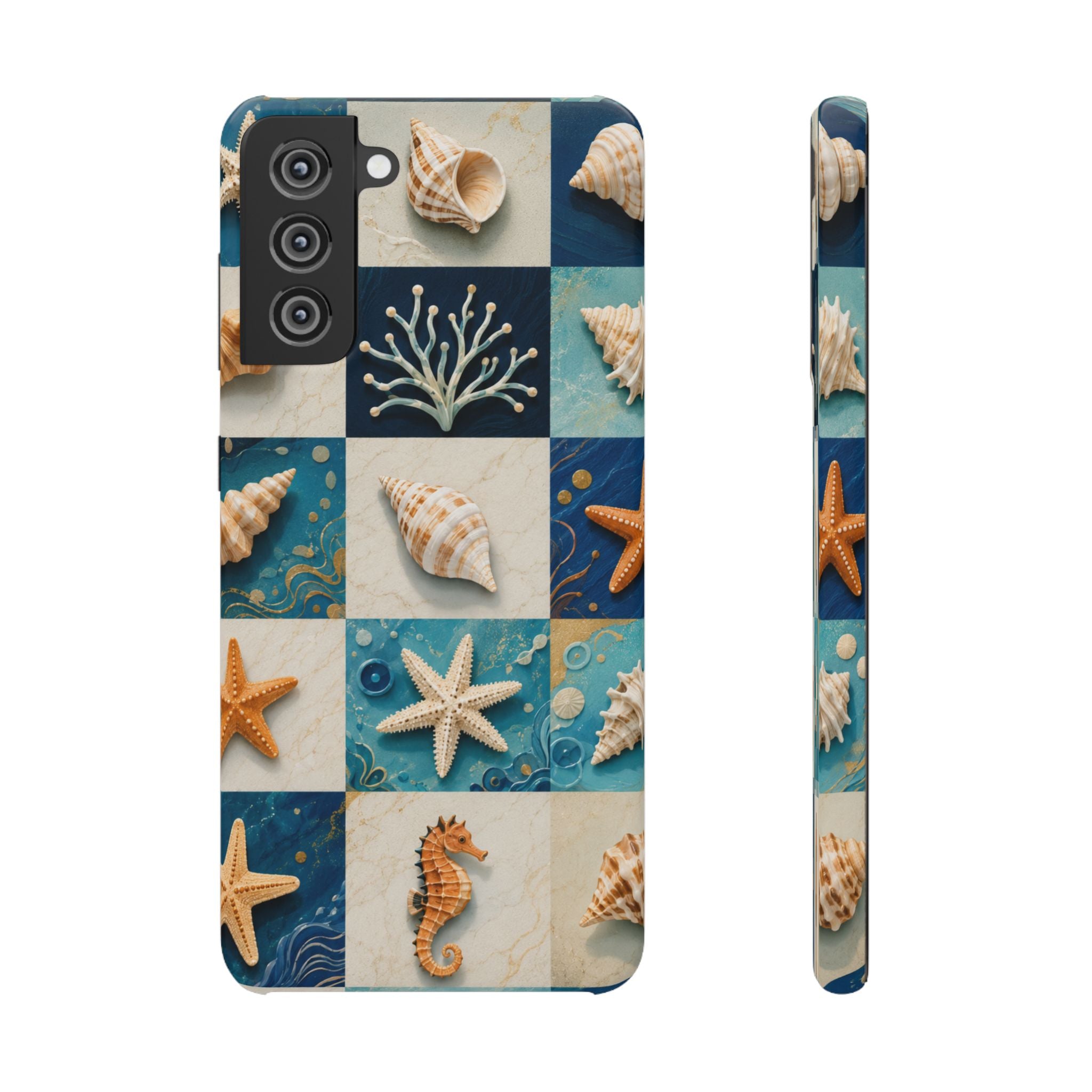Coastal Seashell Mosaic Phone Case