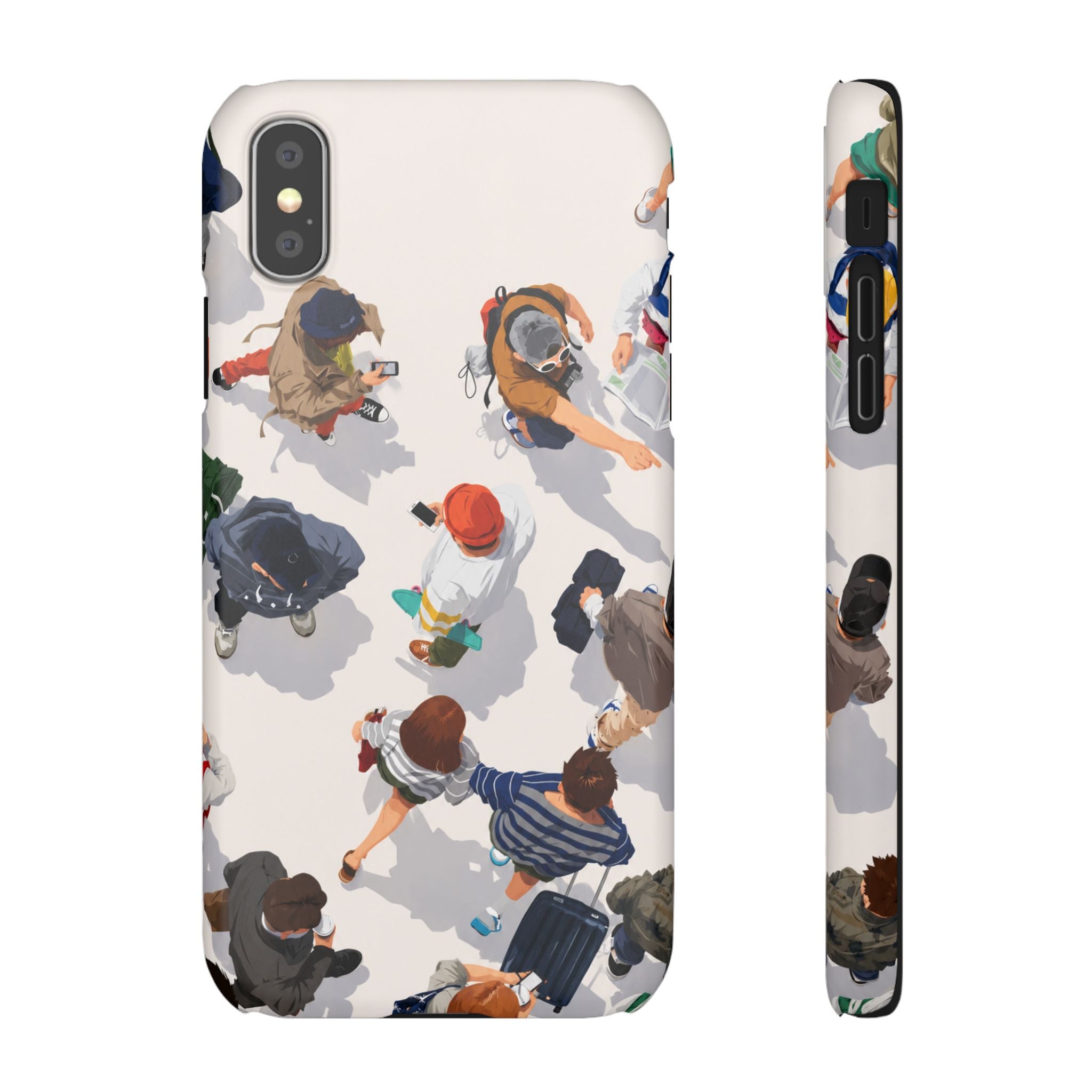 City Crowd Aesthetic Phone Case