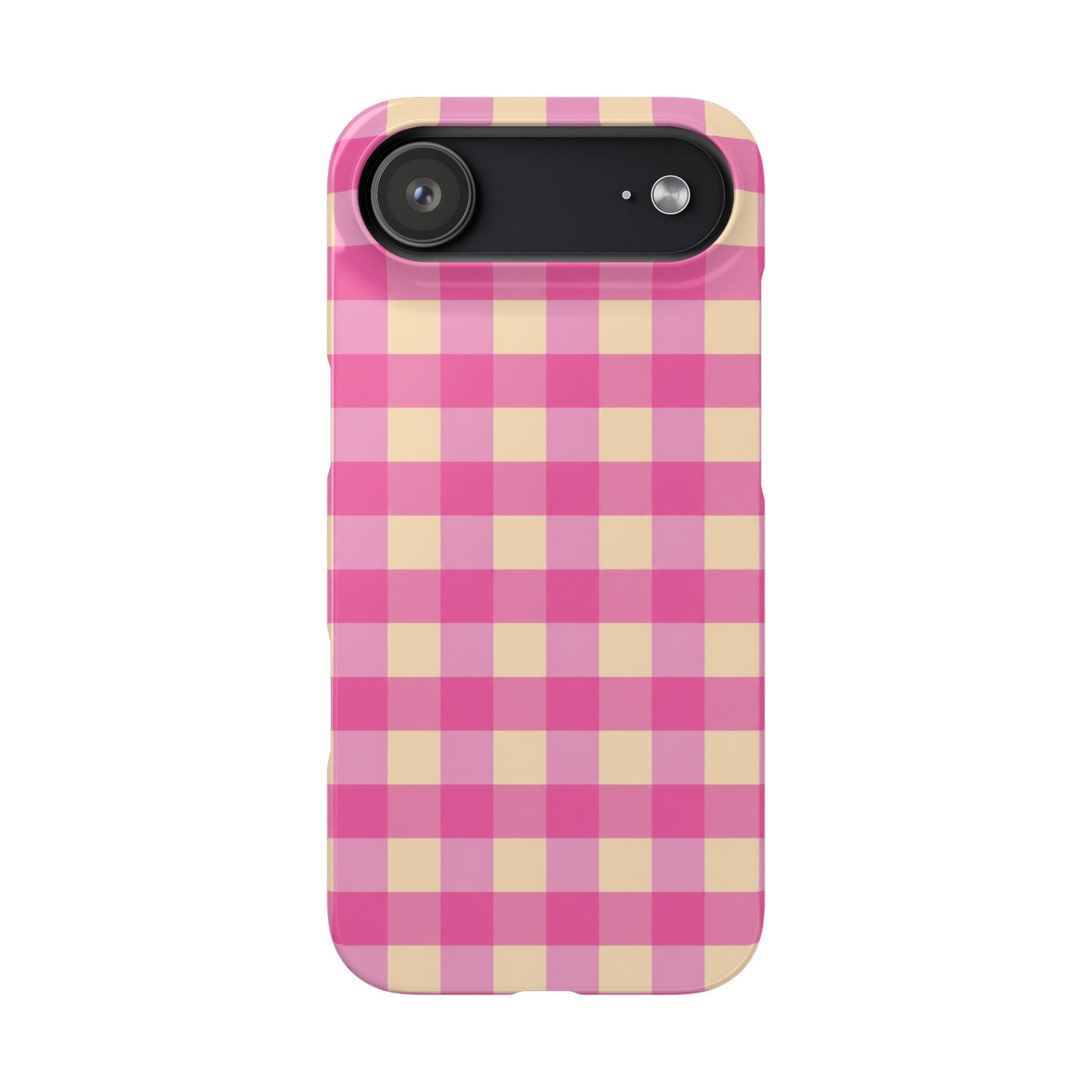 Pink Gingham Phone Case