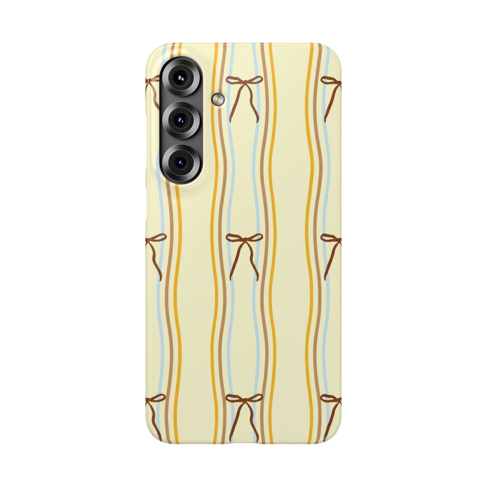 Bow Stripe Phone Case
