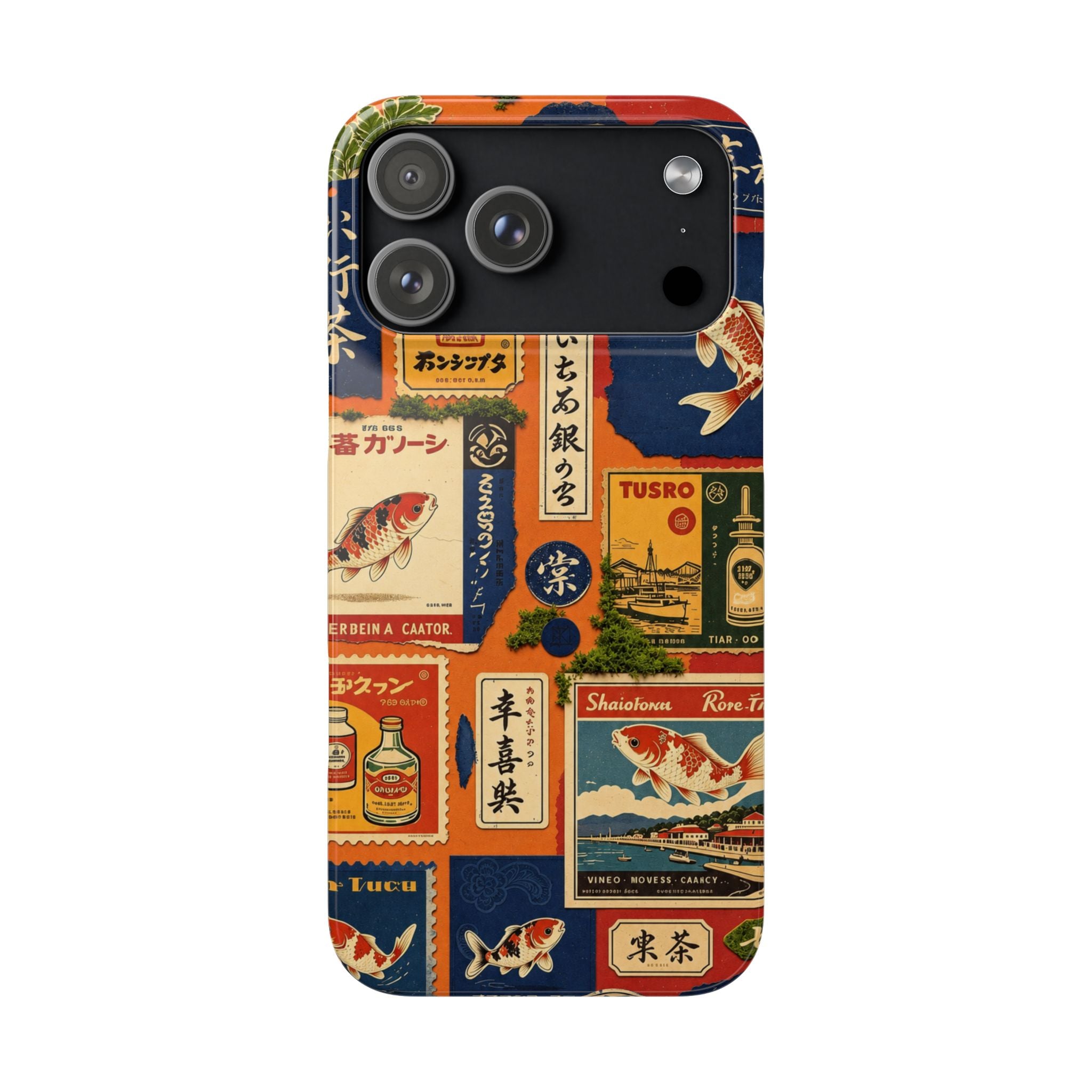 Vintage Japanese Koi Phone Case