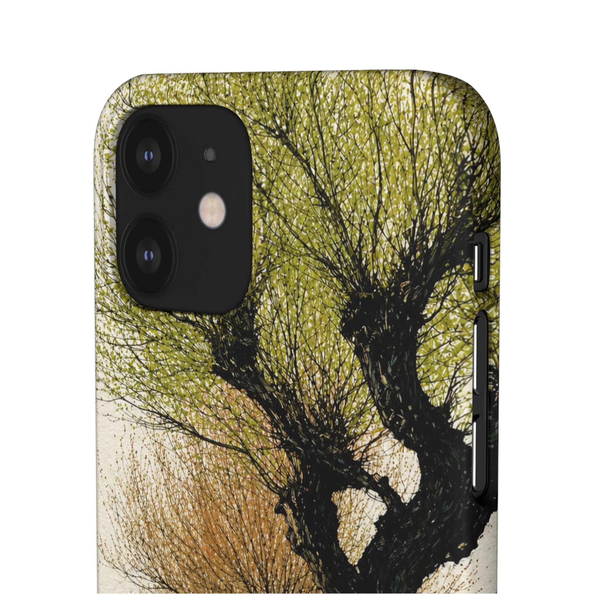 Serene Willow Landscape Phone Case