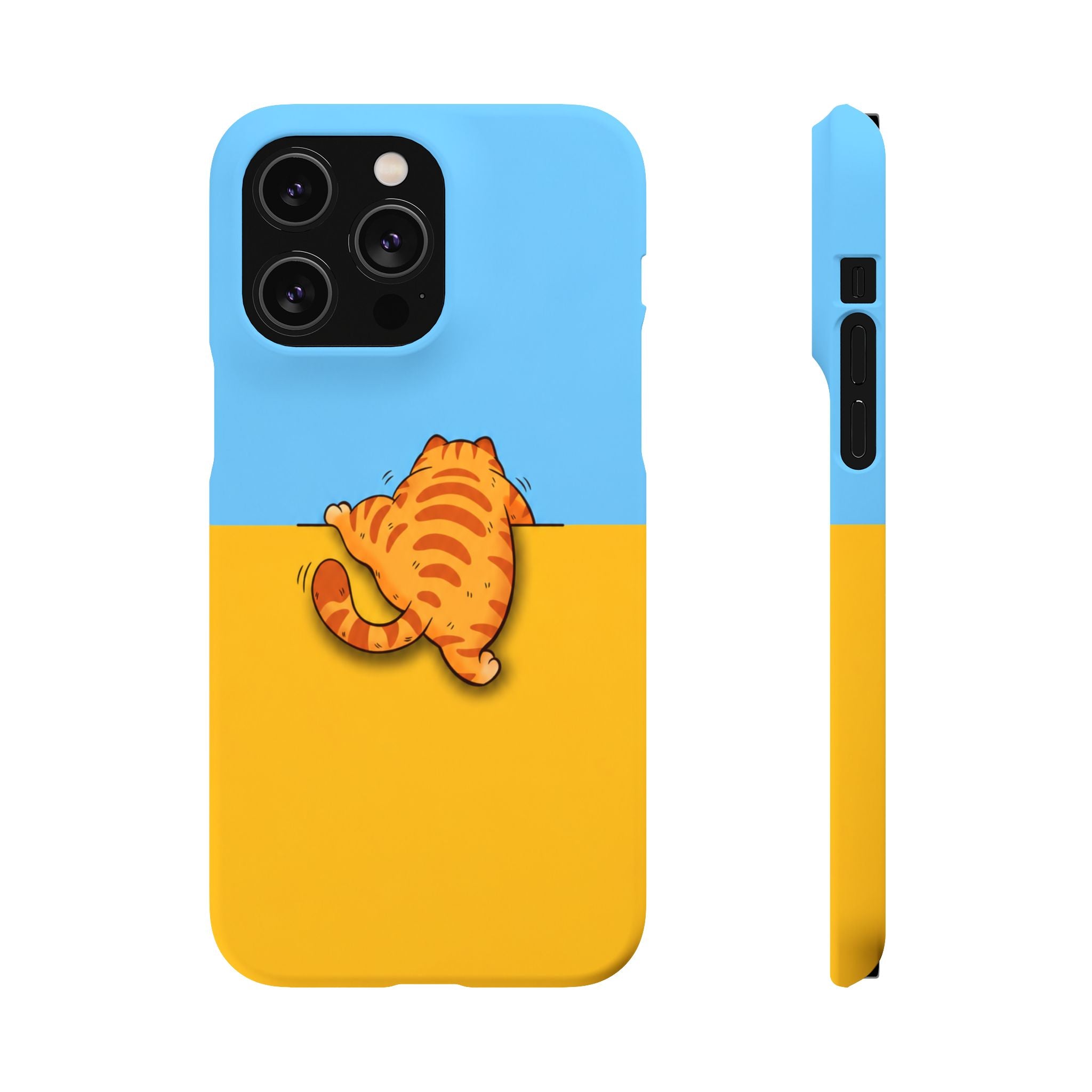 Peekaboo Orange Cat Phone Case