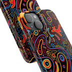 Neon Maze Phone Case