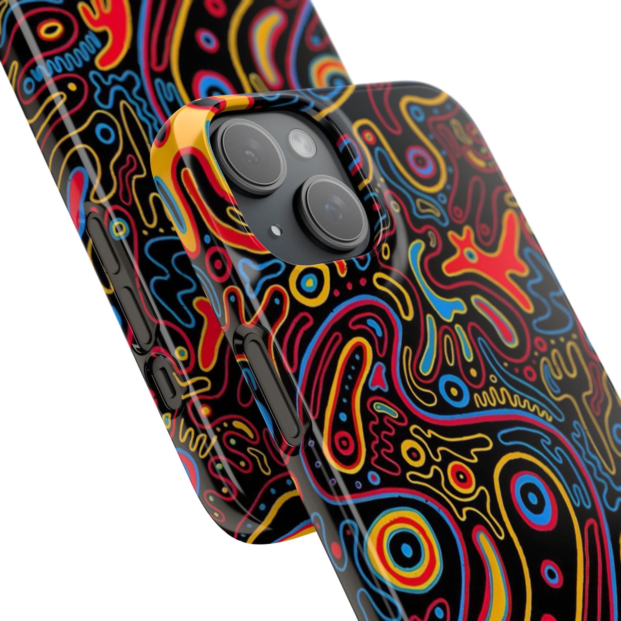 Neon Maze Phone Case