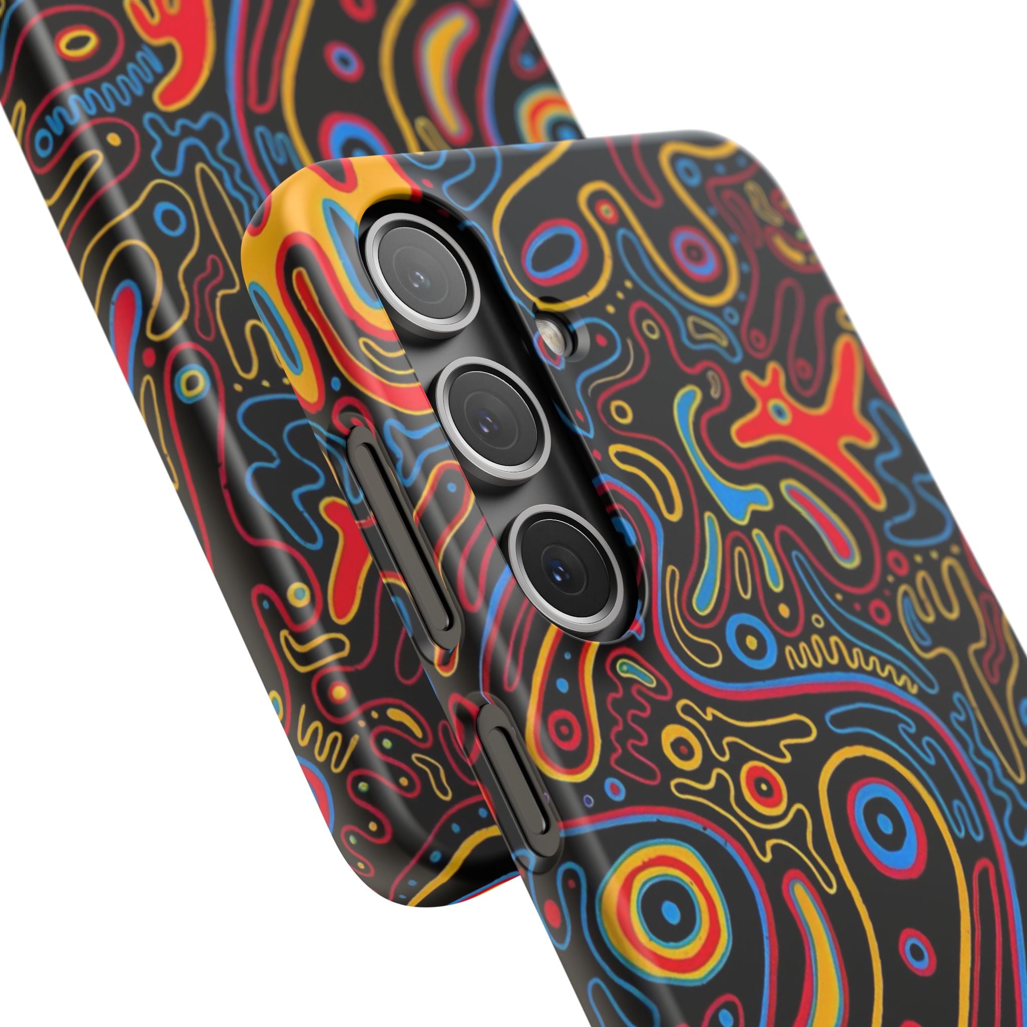 Neon Maze Phone Case