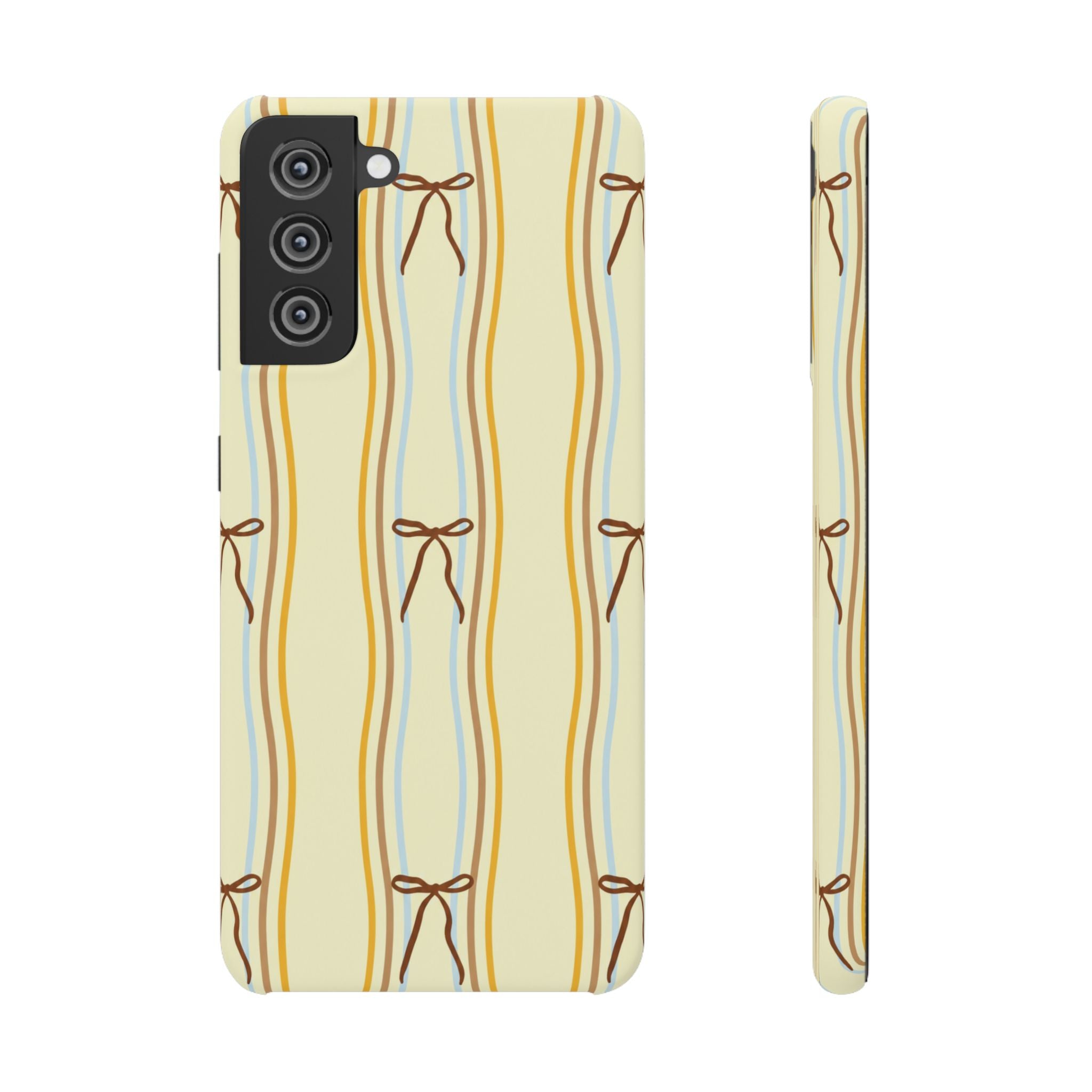 Bow Stripe Phone Case