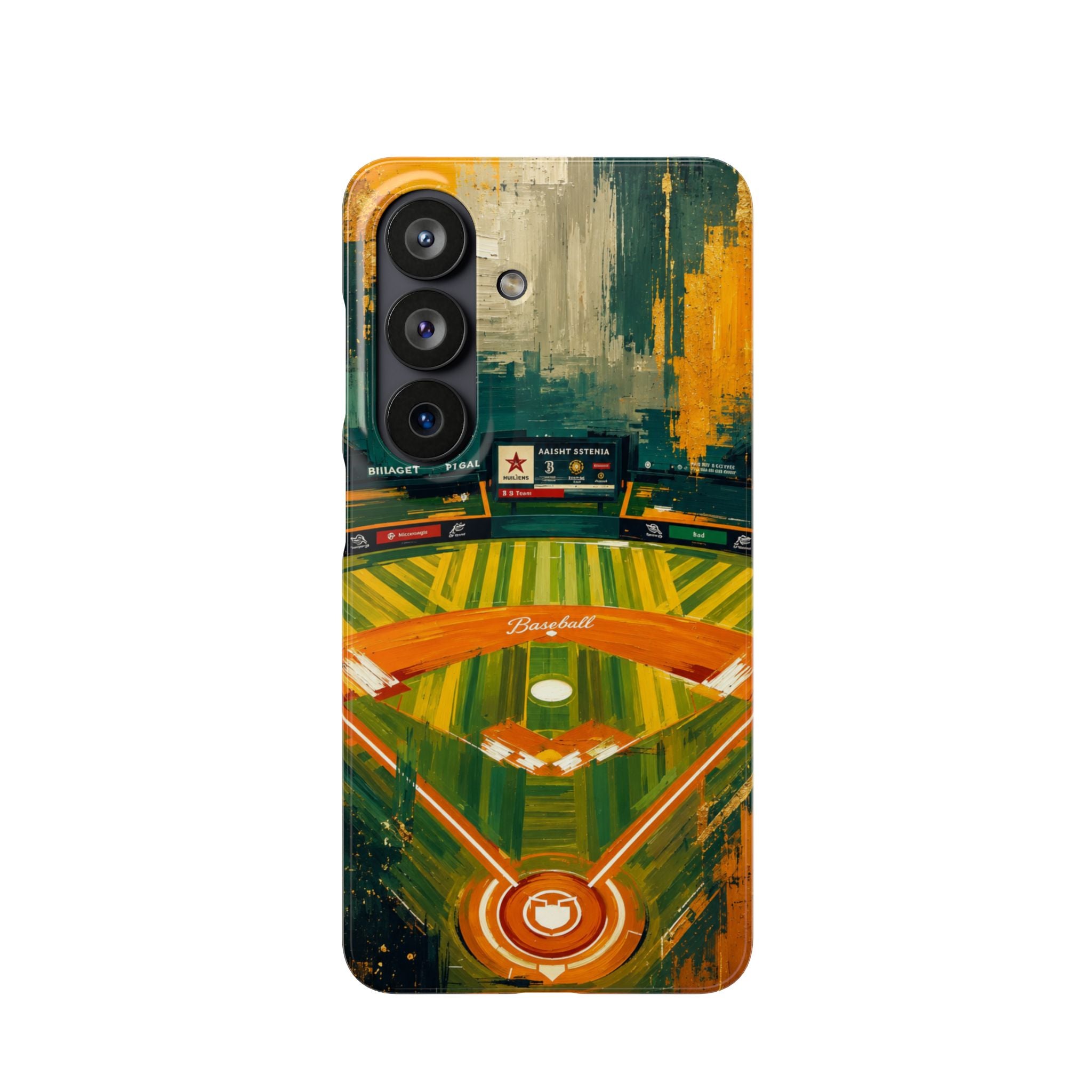 Abstract Baseball Stadium Phone Case