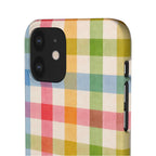 Pastel Plaid Phone Case
