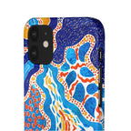 Abstract Blue Pattern Phone Case