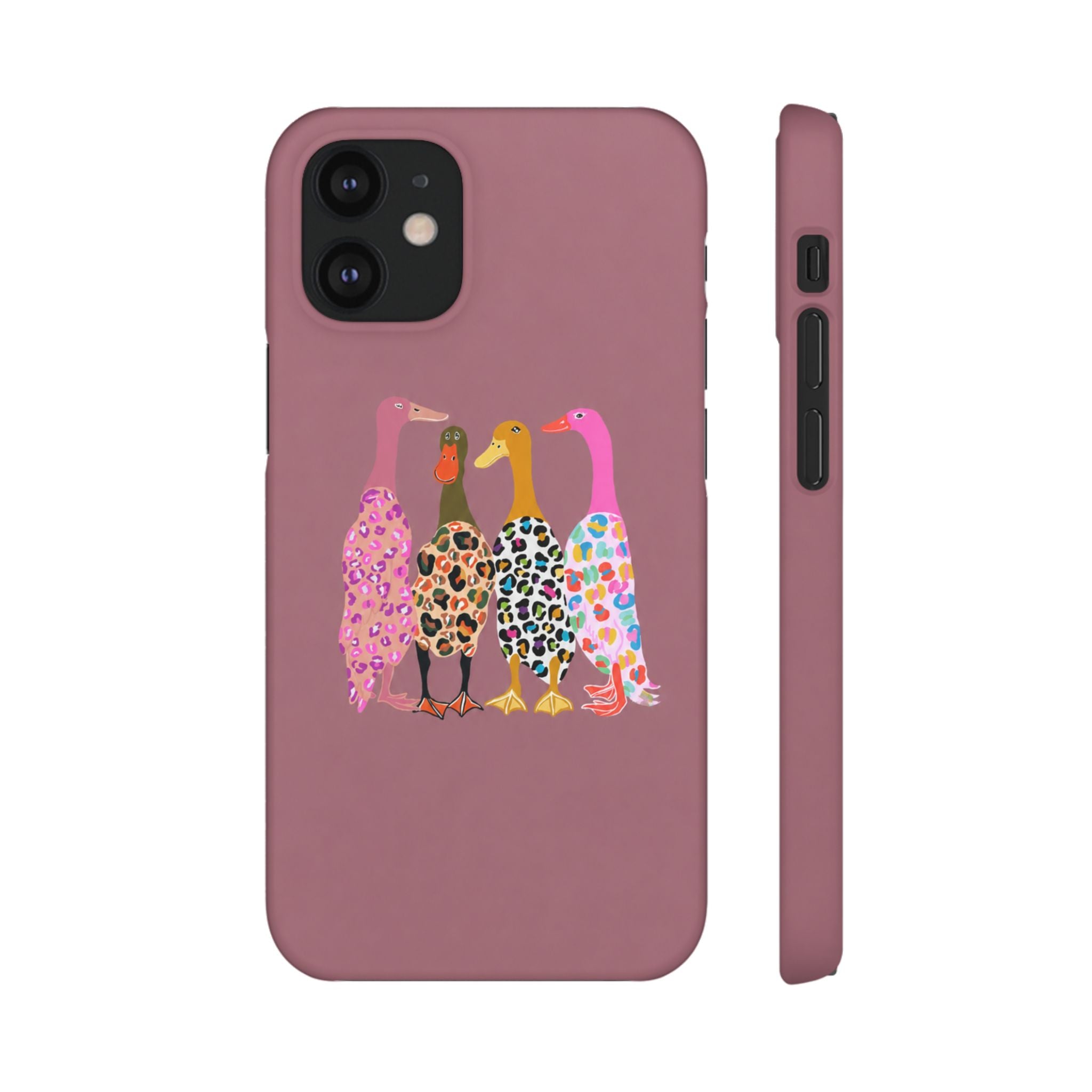 Colorful Leopard Ducks Phone Case