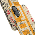 Retro Cassette Floral Phone Case