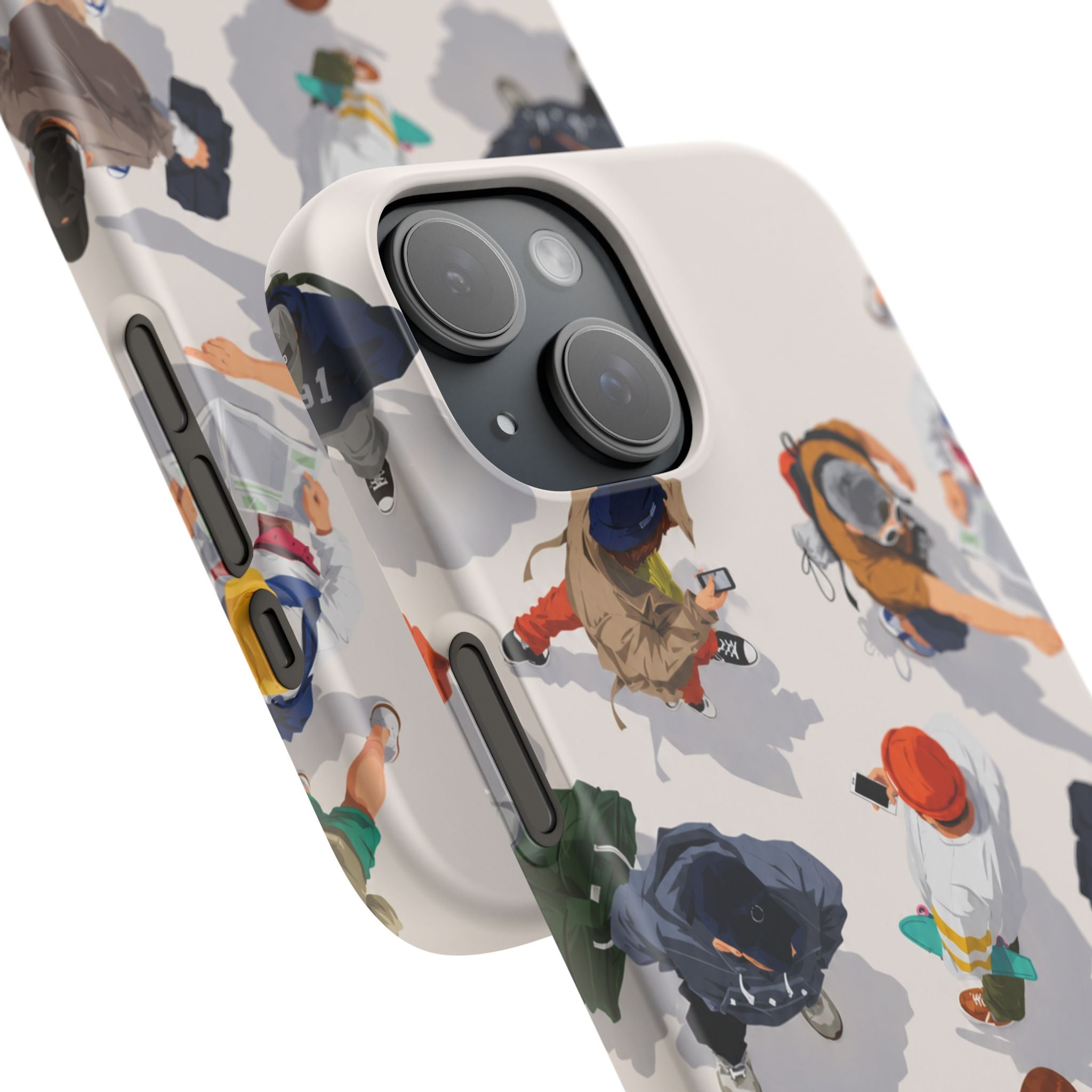 City Crowd Aesthetic Phone Case
