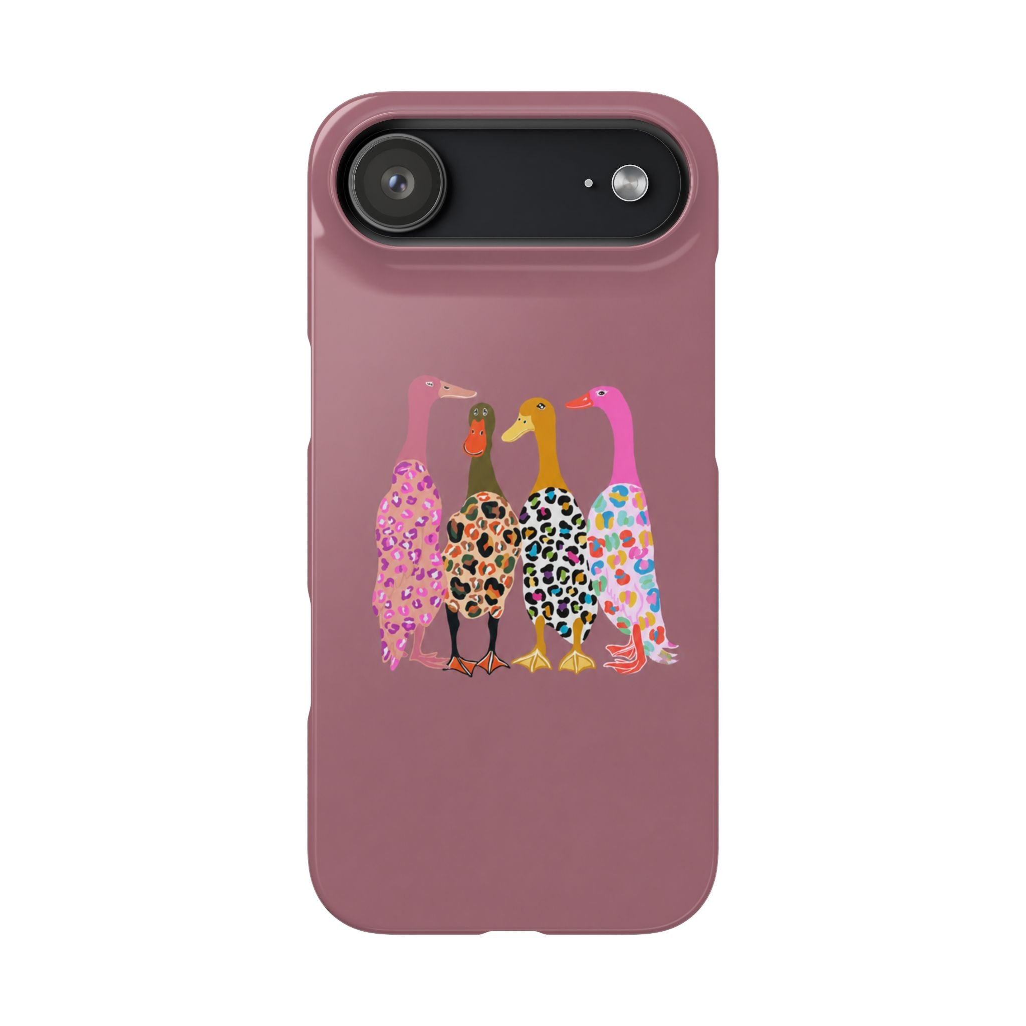 Colorful Leopard Ducks Phone Case