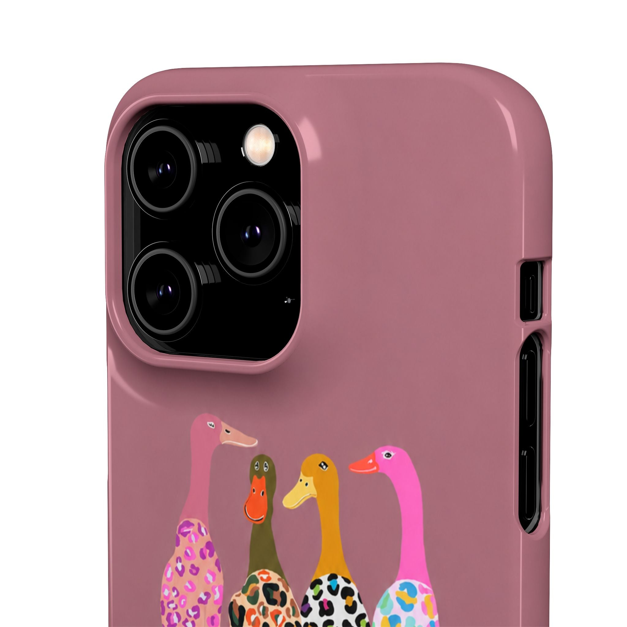 Colorful Leopard Ducks Phone Case