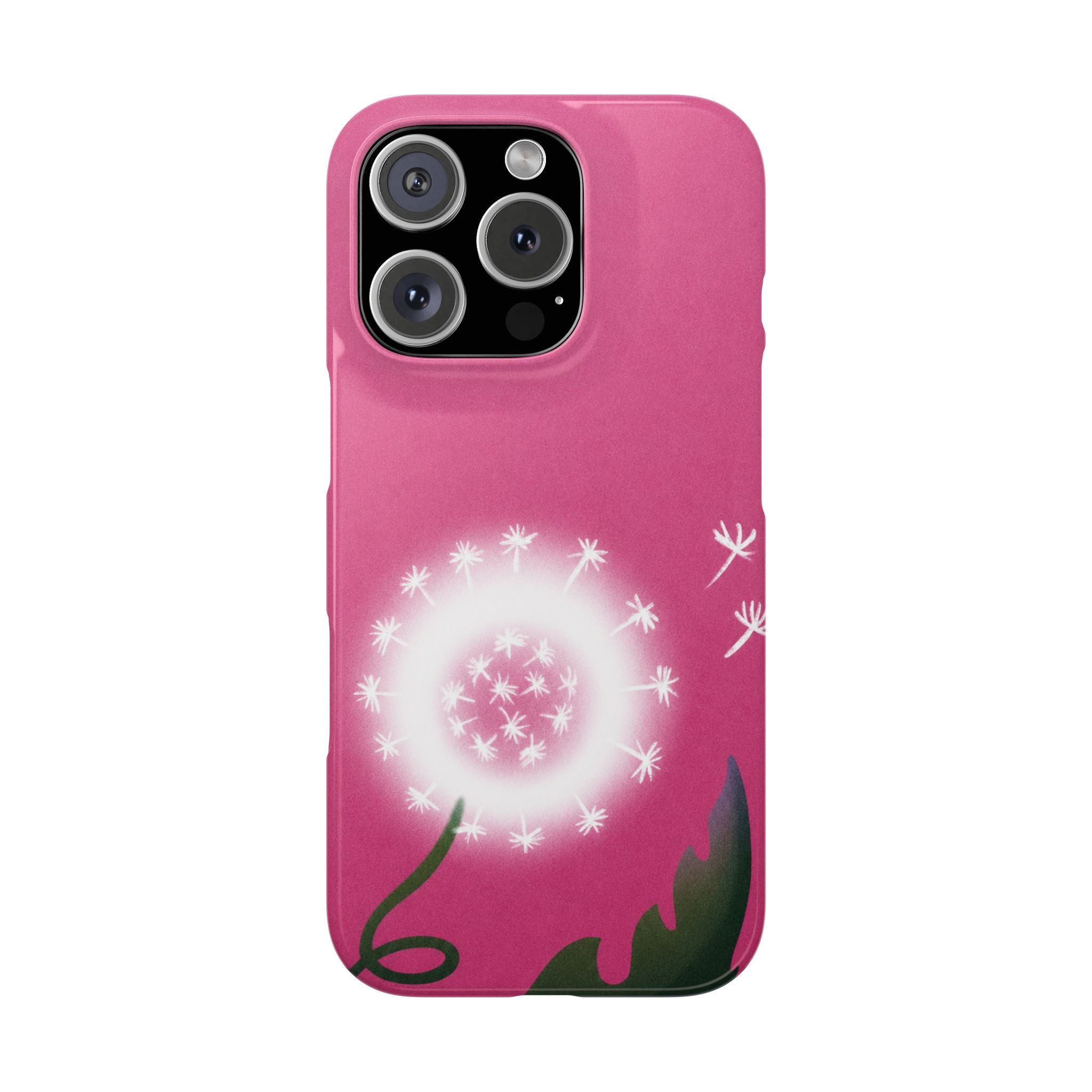 Pink Dandelion Phone Case