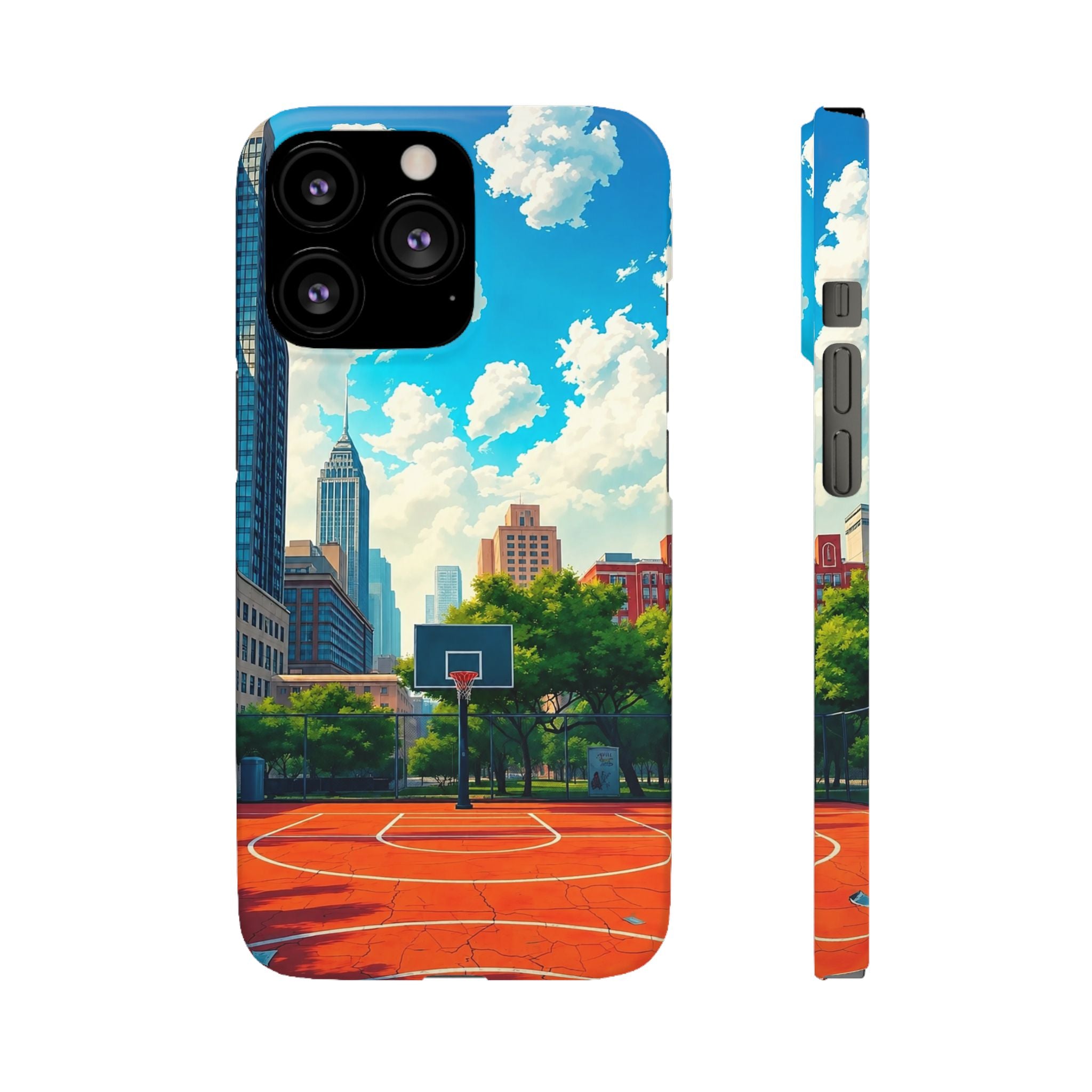 Urban Basketball Court Phone Case