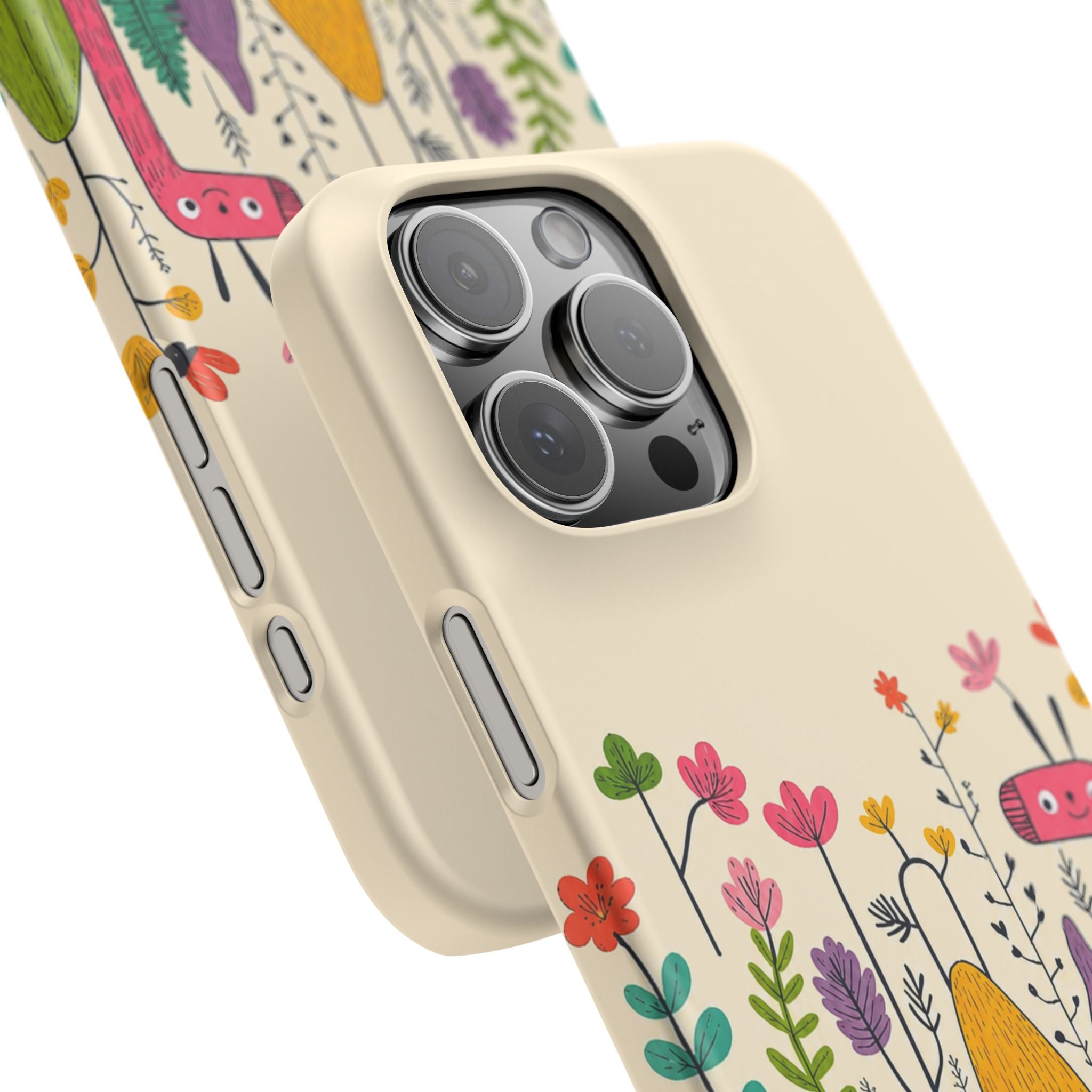 Cute Monster Garden Phone Case