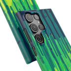 Liquid Emerald – Abstract Drip Phone Case