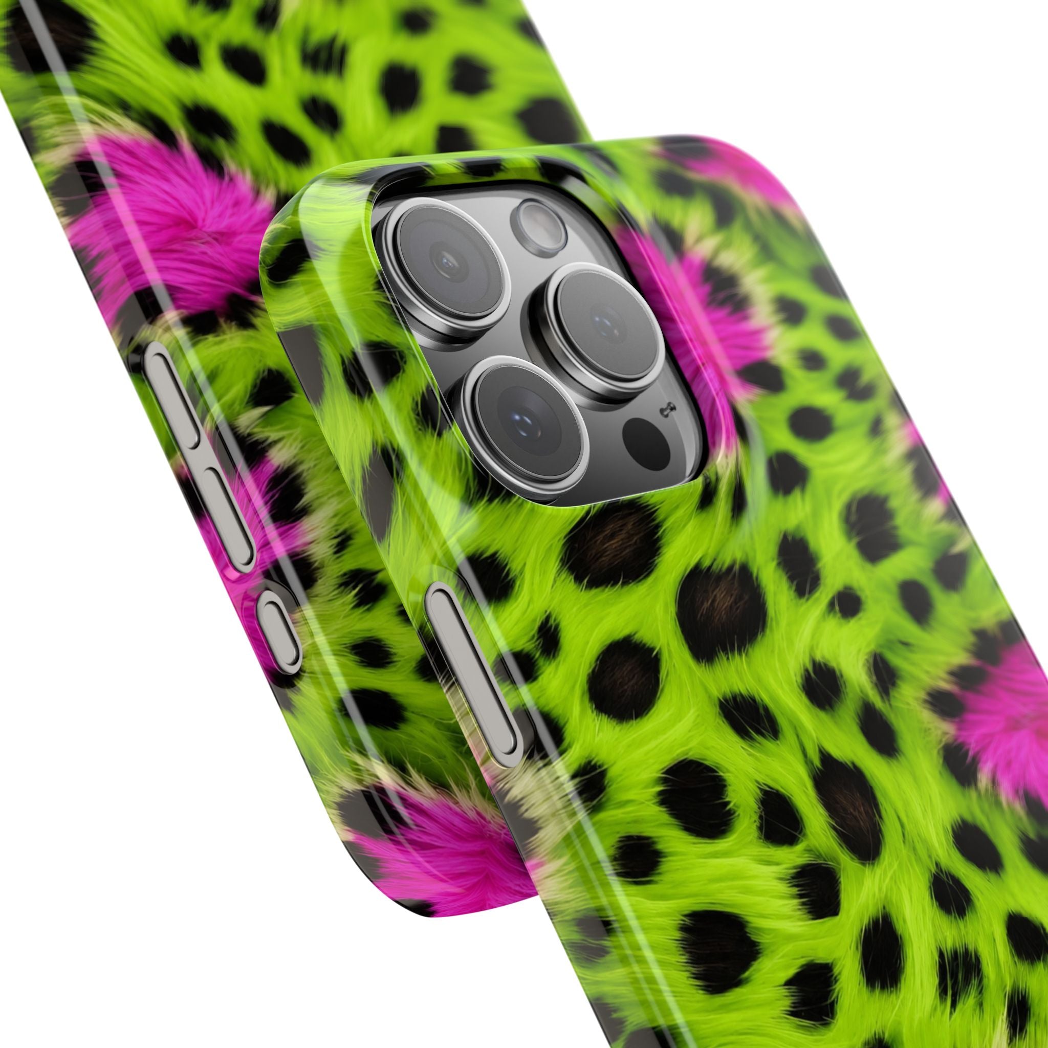 Neon Leopard Phone Case