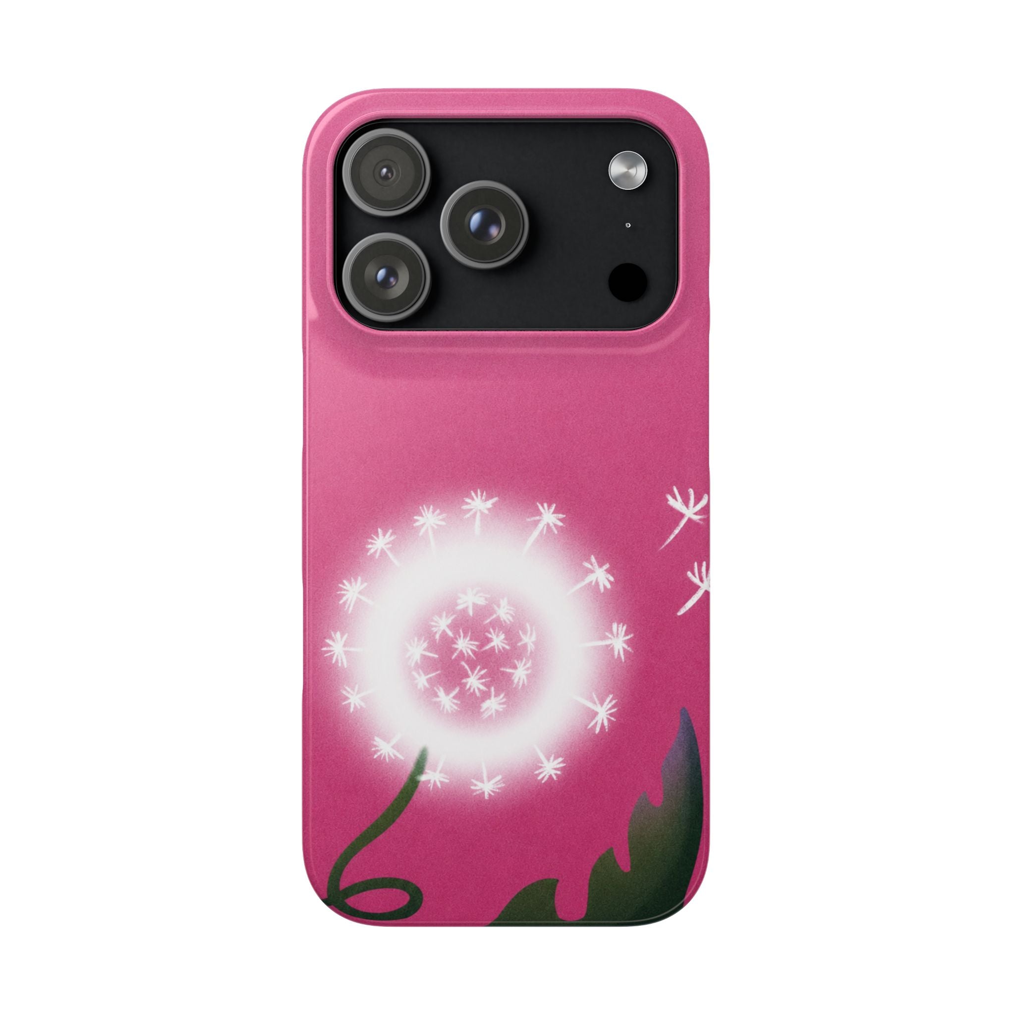 Pink Dandelion Phone Case