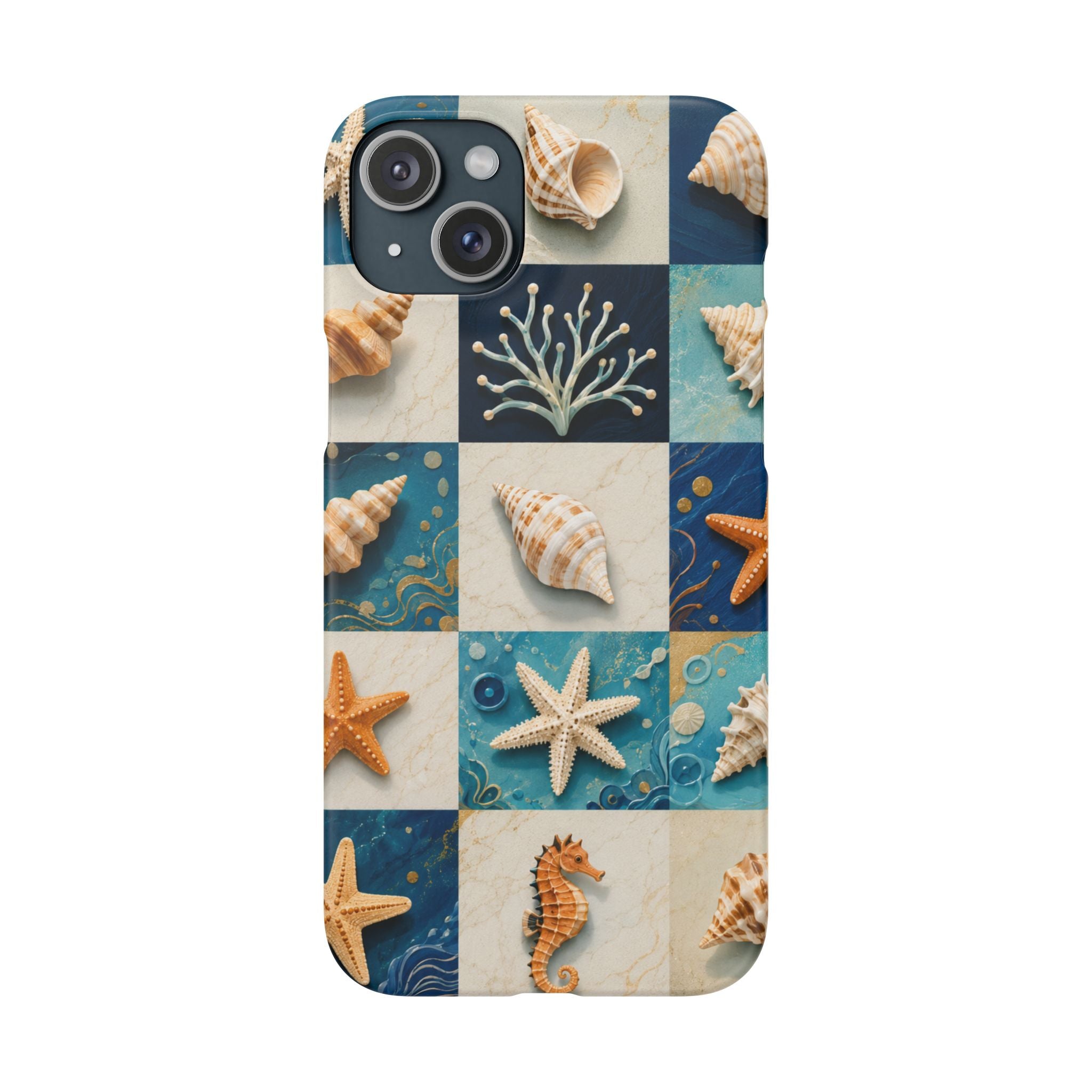 Coastal Seashell Mosaic Phone Case