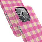Pink Gingham Phone Case