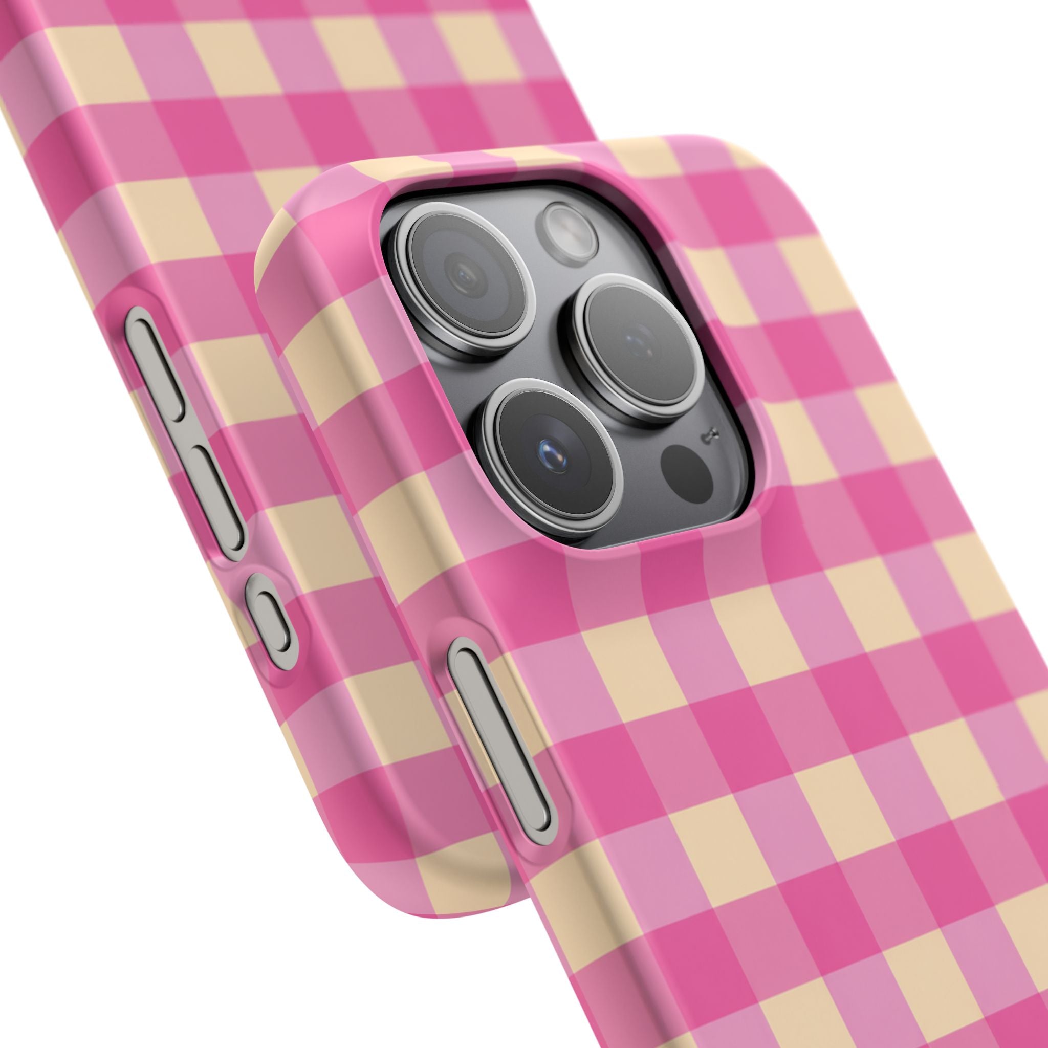 Pink Gingham Phone Case